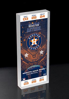 Houston Astros 2024 3D Ticket BlocKart