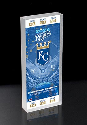 Kansas City Royals 2024 3D Ticket BlocKart