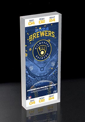 Milwaukee Brewers 2024 3D Ticket BlocKart