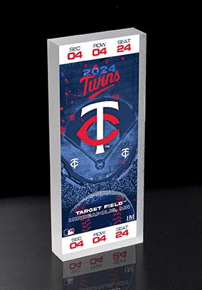 Minnesota Twins 2024 3D Ticket BlocKart