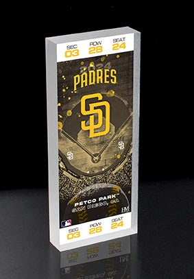 San Diego Padres 2024 3D Ticket BlocKart