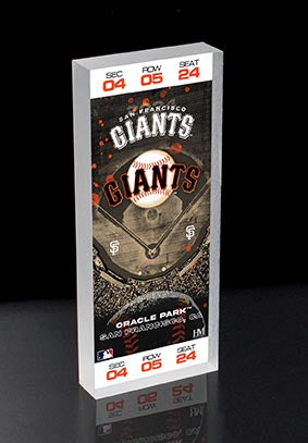 San Francisco Giants 2024 3D Ticket BlocKart