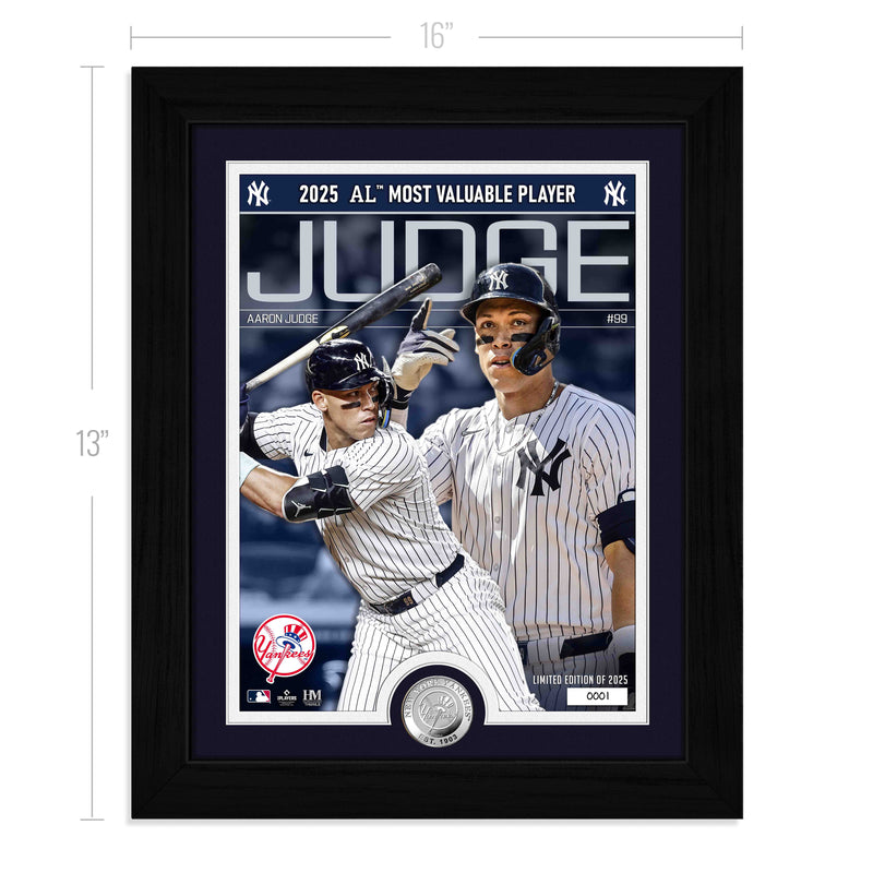 Aaron Judge American League MVP Bronze Coin Photo Mint