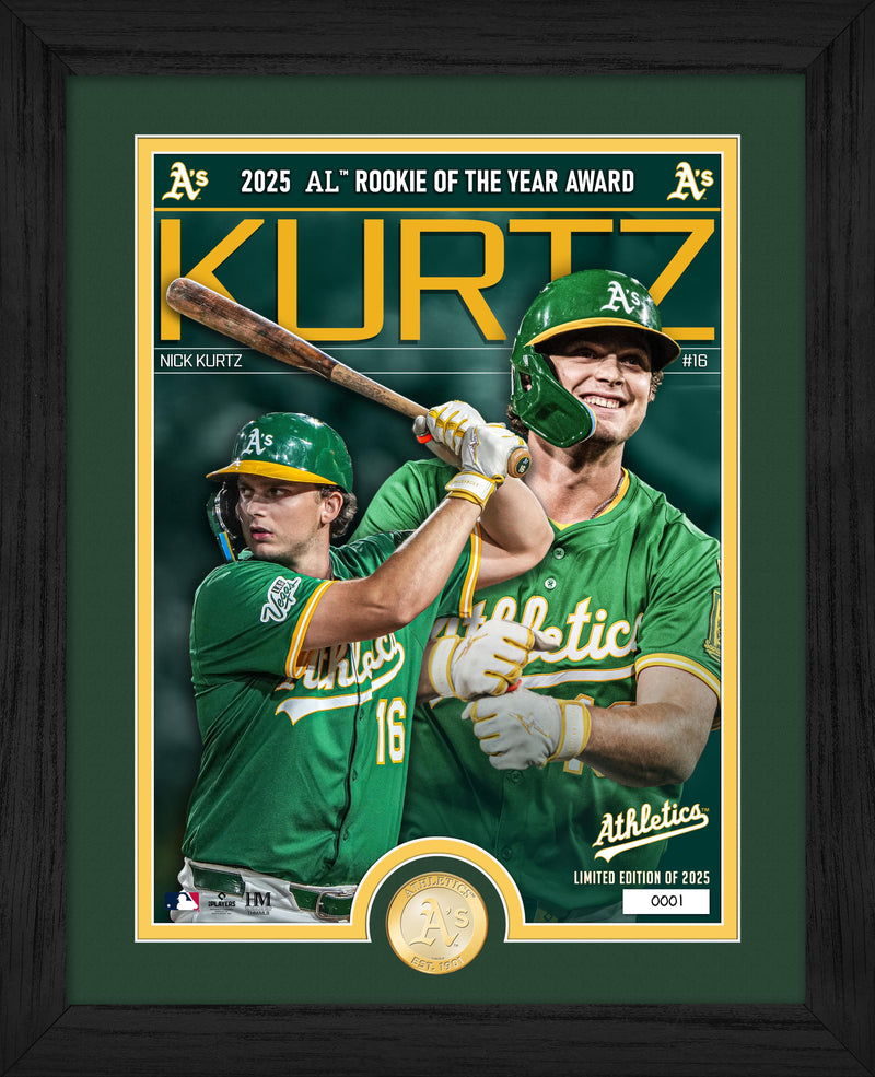 Nick Kurtz American League Rookie of the Year Bronze Coin Photo Mint