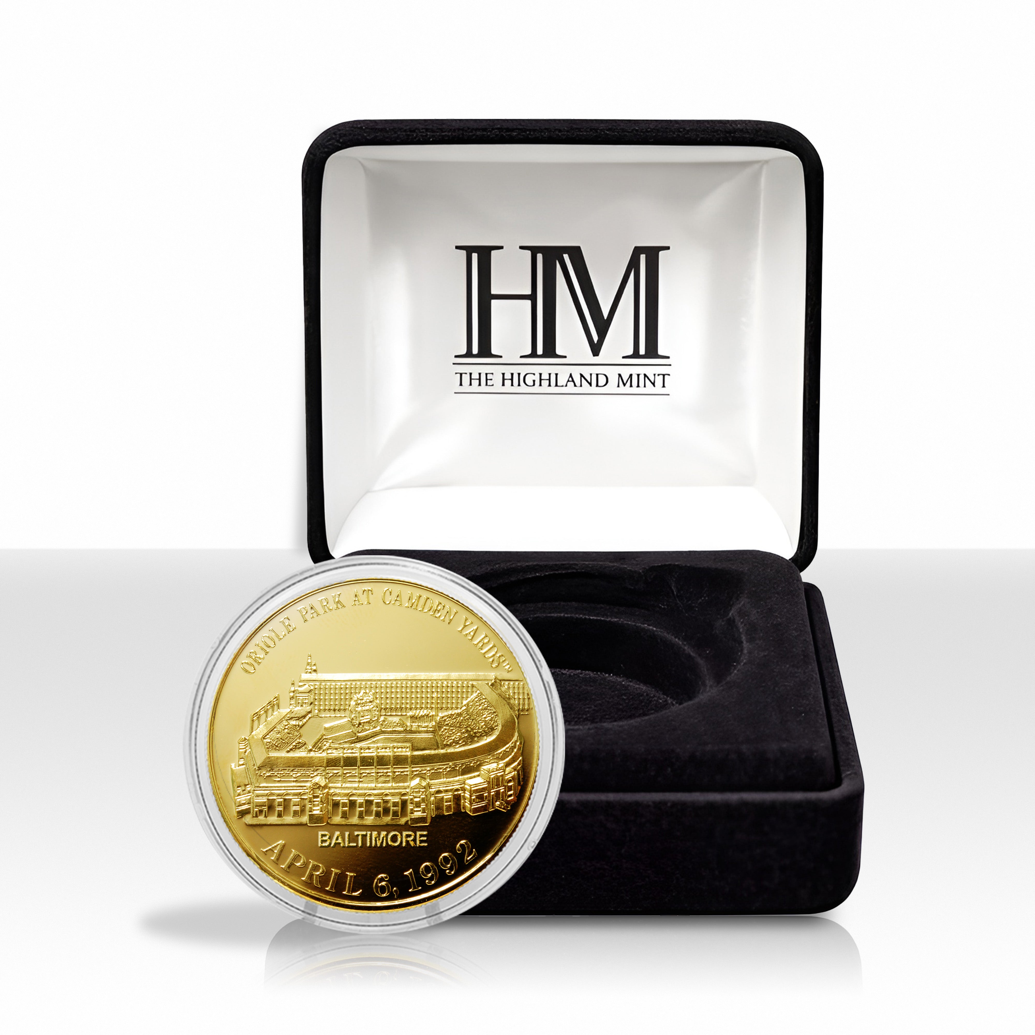 Baltimore Orioles Stadium Gold Mint Coin