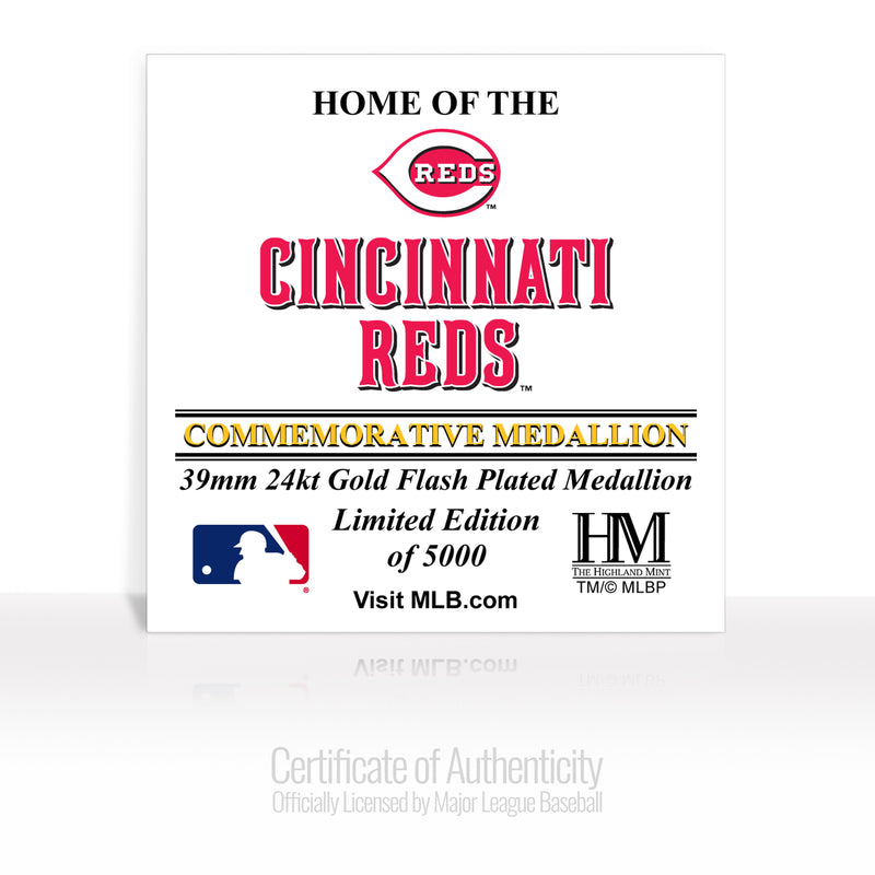 Cincinnati Reds Stadium Gold Mint Coin