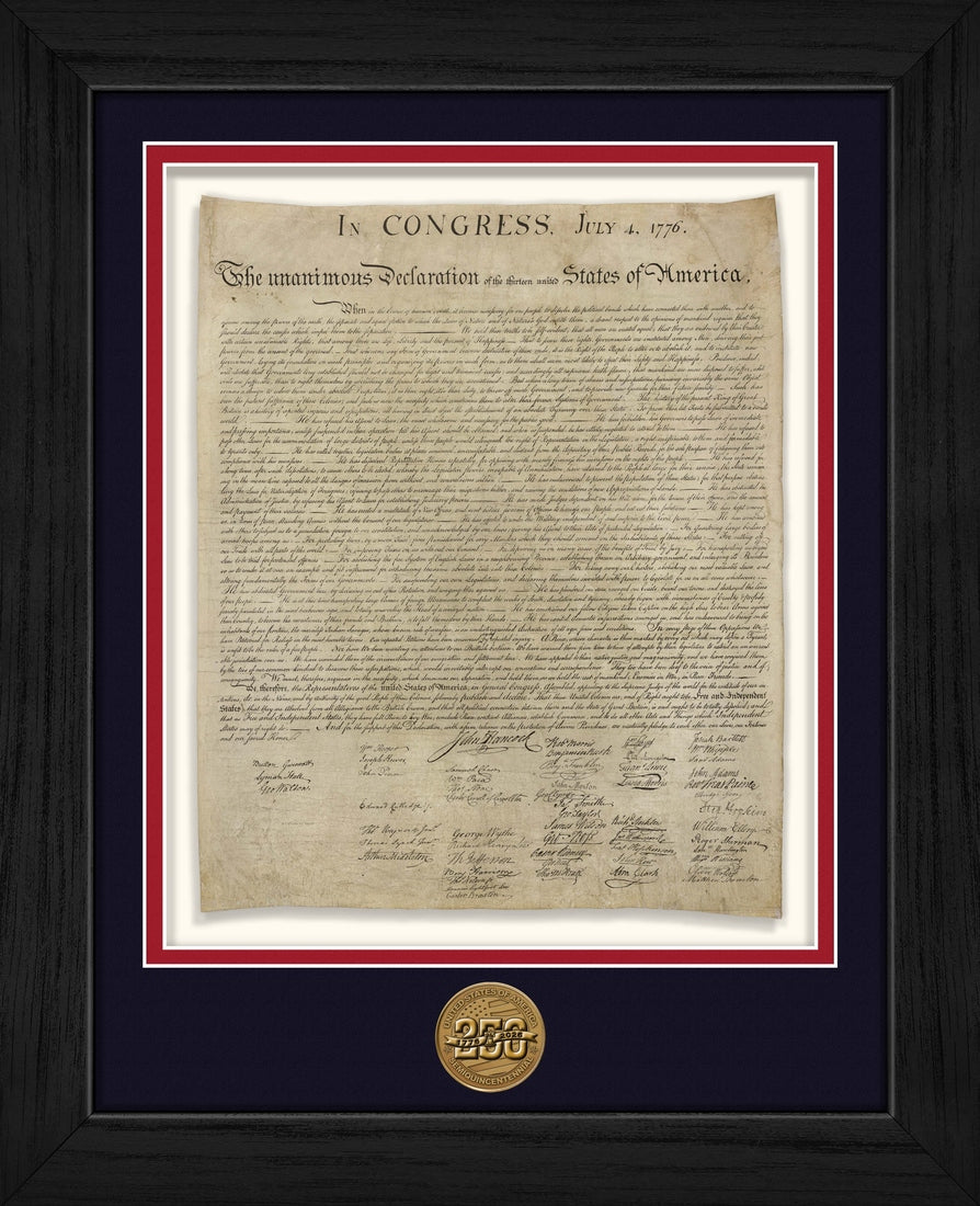 USA 250th Semiquincentennial Anniversary Declaration of Independence Bronze Coin Photo Mint