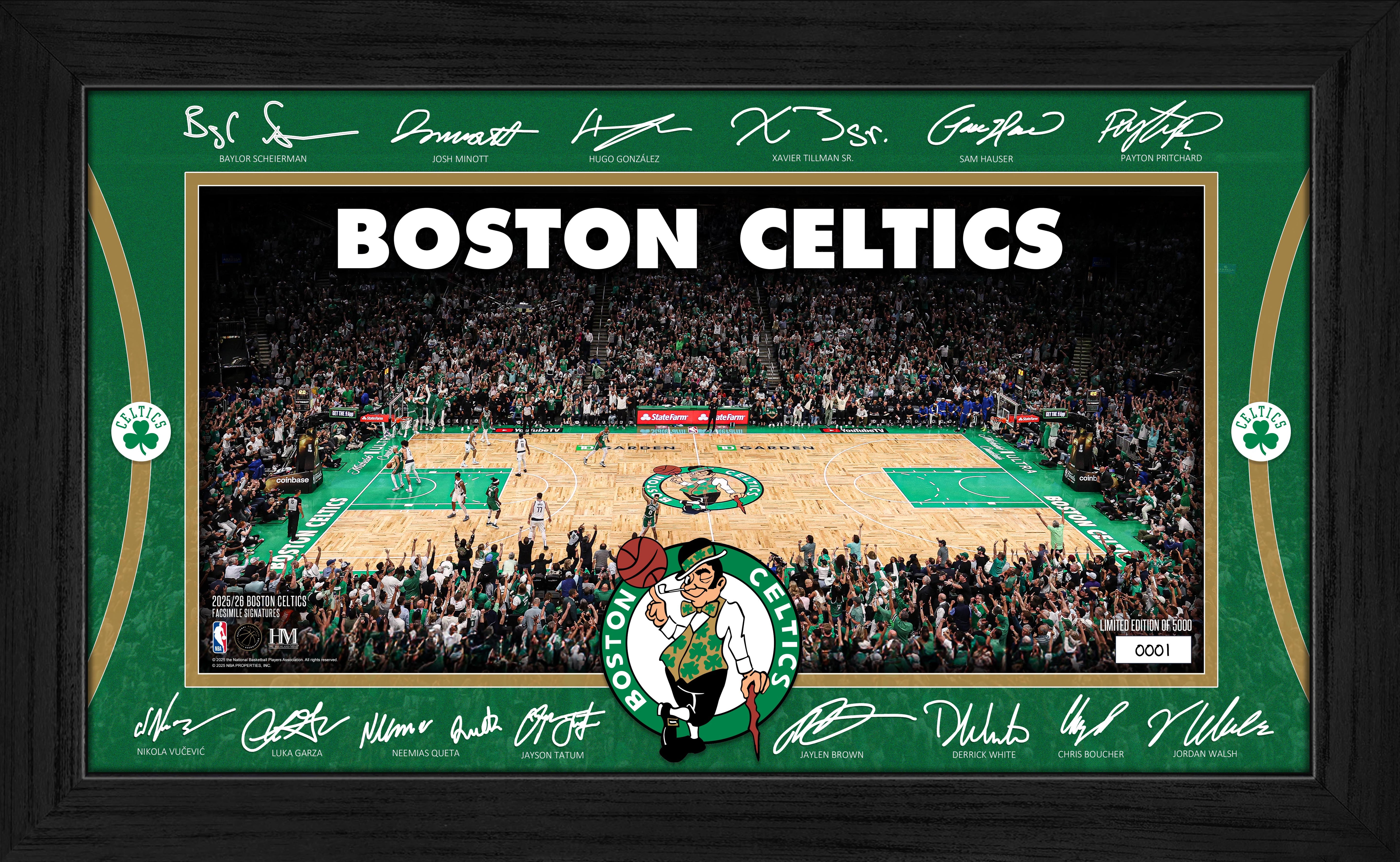 Boston Celtics 2025 Signature Court