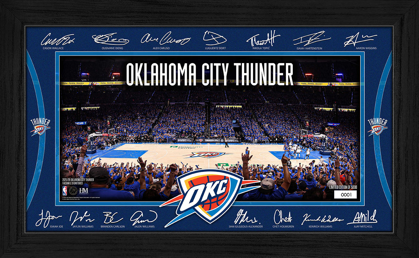 Oklahoma City Thunder 2025 Signature Court