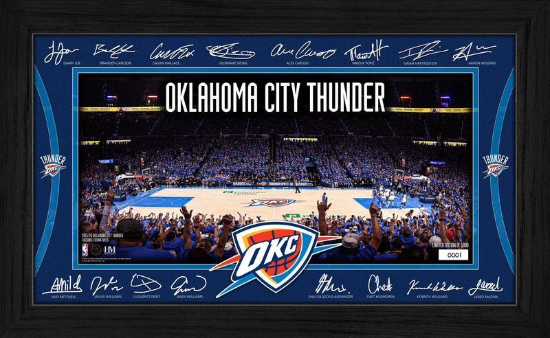 Oklahoma City Thunder 2025 Signature Court