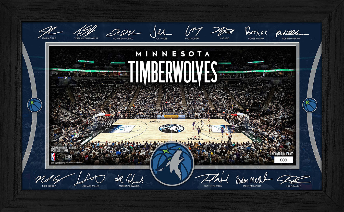 Minnesota Timberwolves 2025 Signature Court