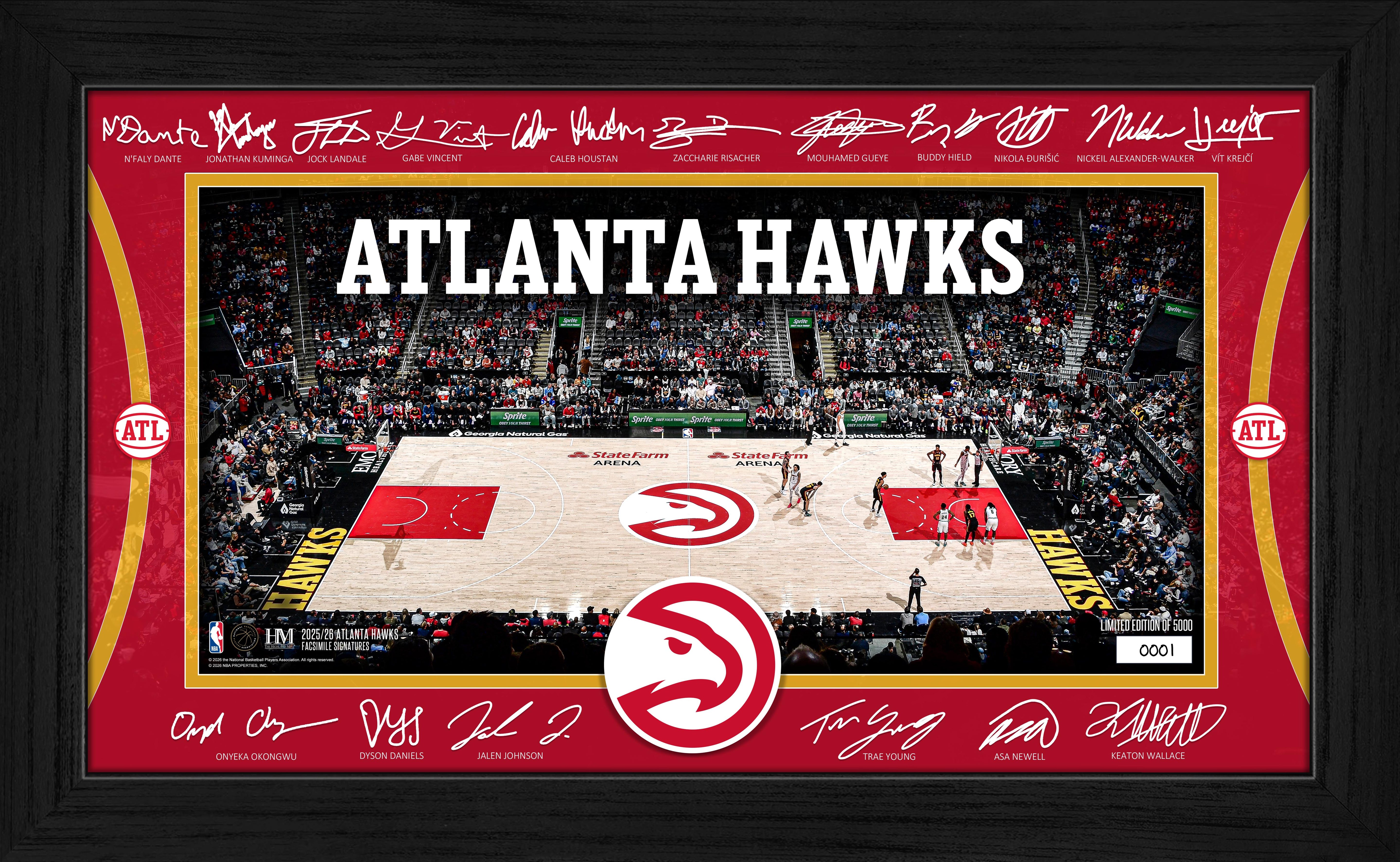 Atlanta Hawks 2025 Signature Court