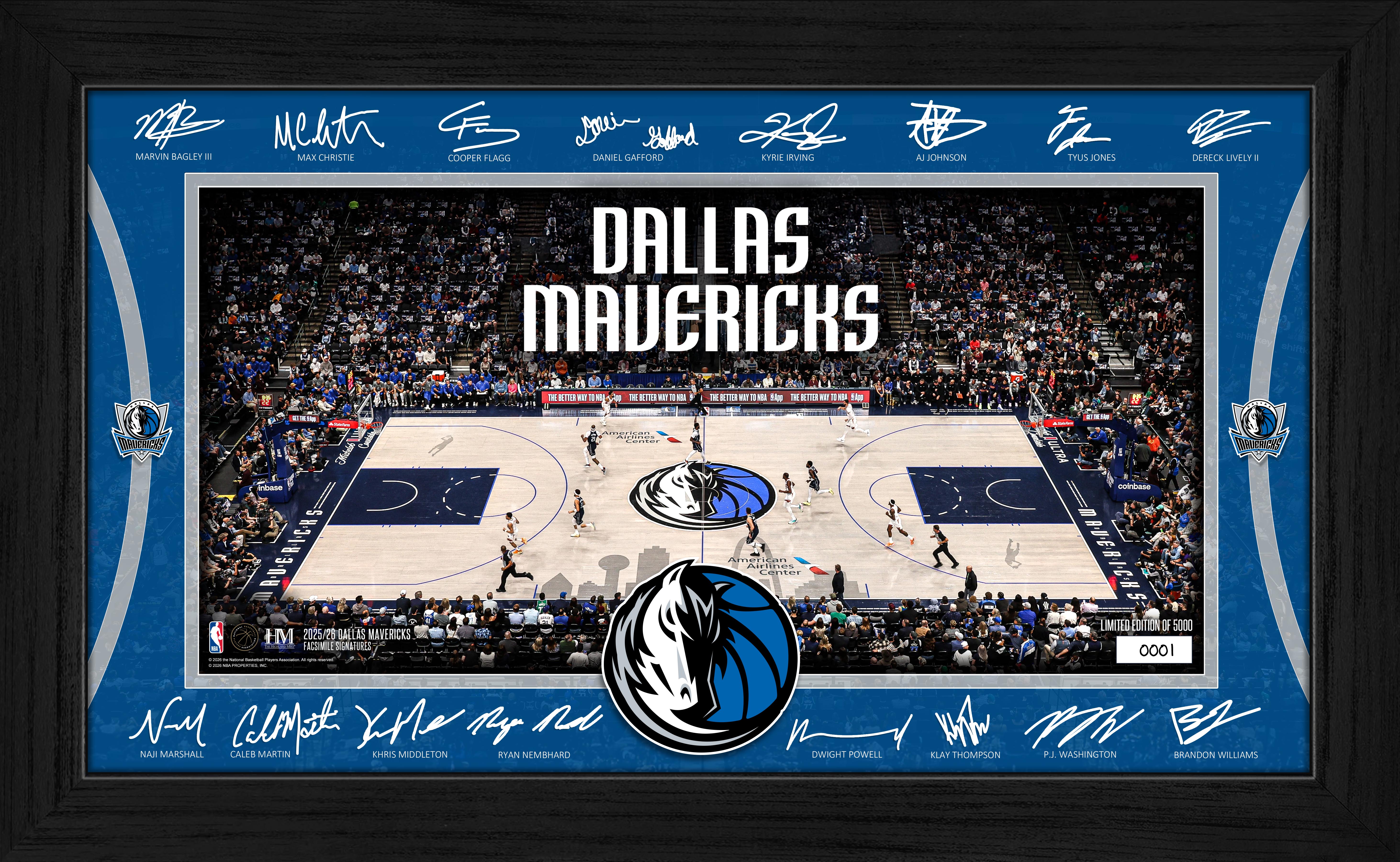 Dallas Mavericks 2025 Signature Court – The Highland Mint