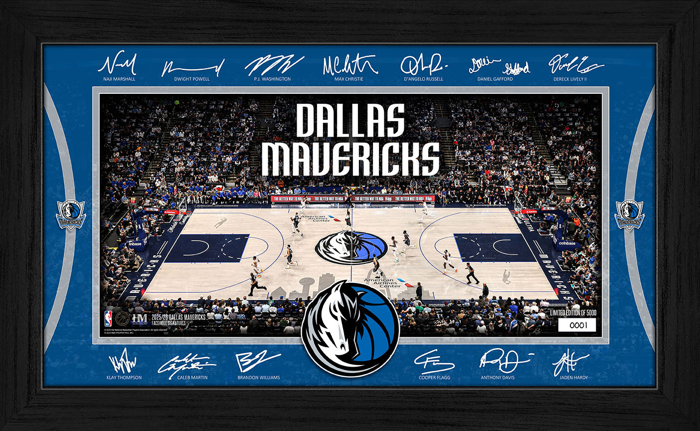 Dallas Mavericks 2025 Signature Court