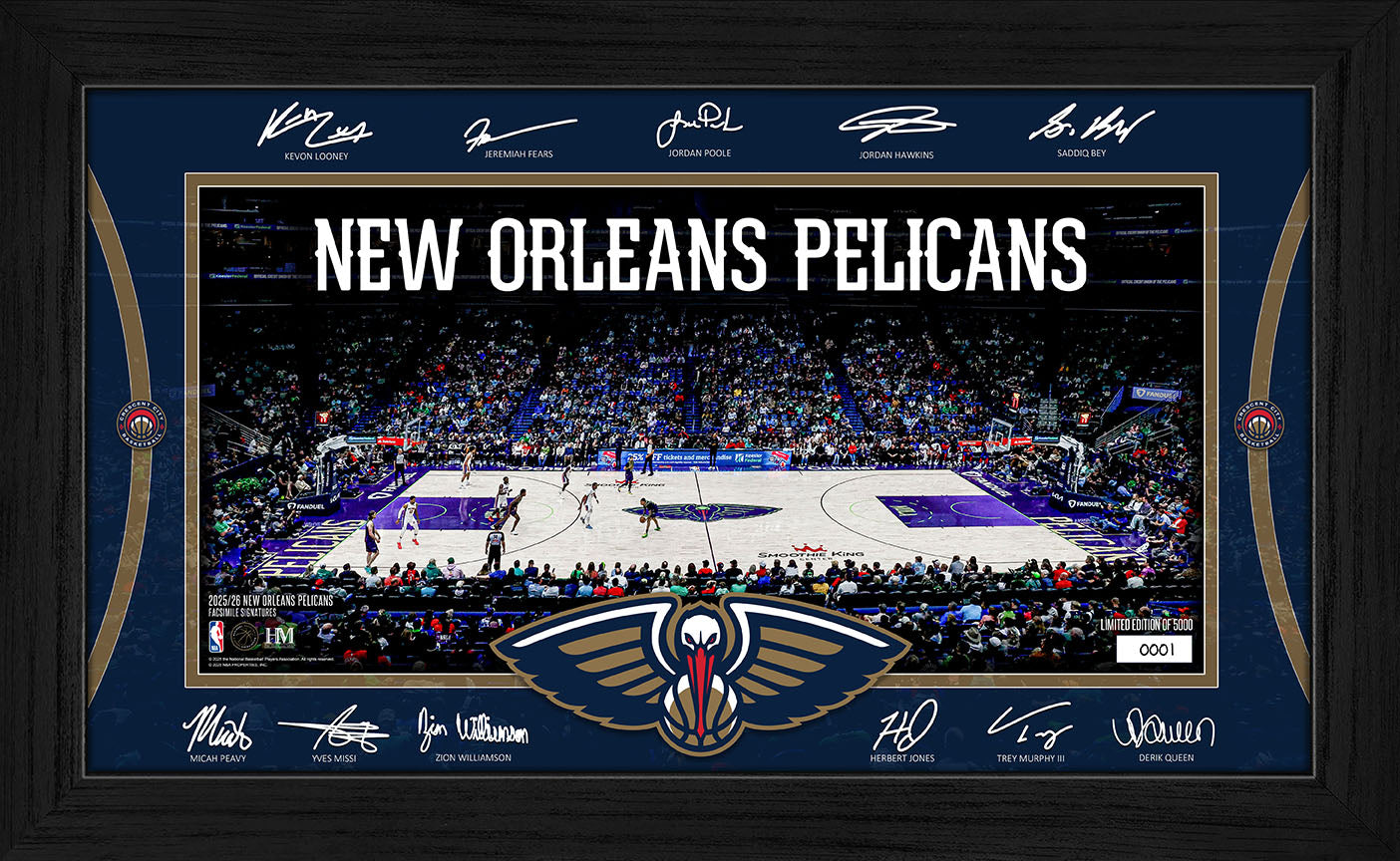 New Orleans Pelicans 2025 Signature Court