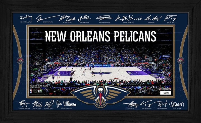 New Orleans Pelicans 2025 Signature Court