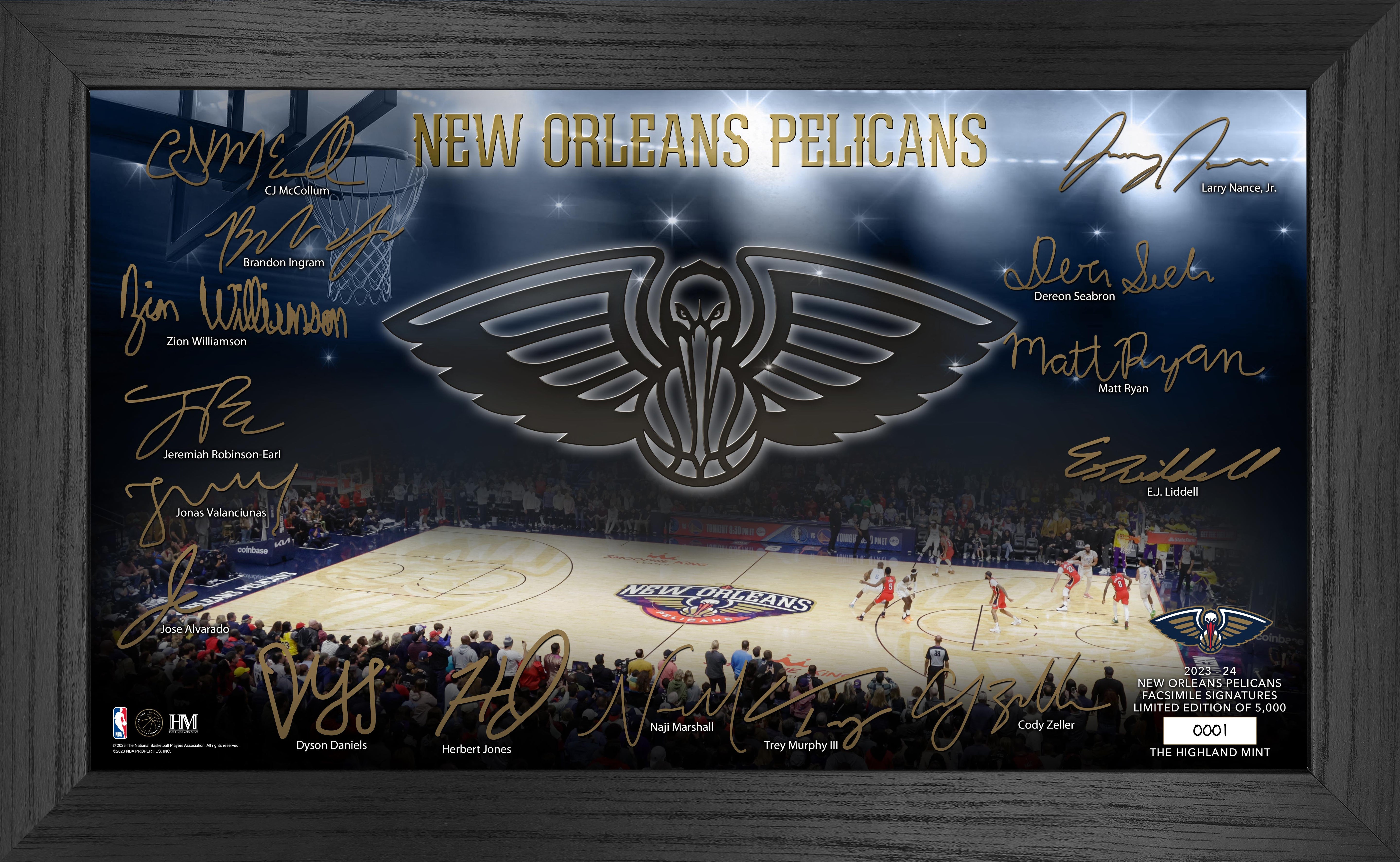 New Orleans Pelicans 2023-24 Signature Court