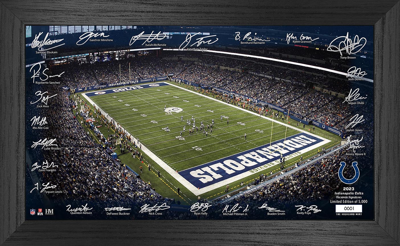 Indianapolis Colts 2023 NFL Signature Gridiron