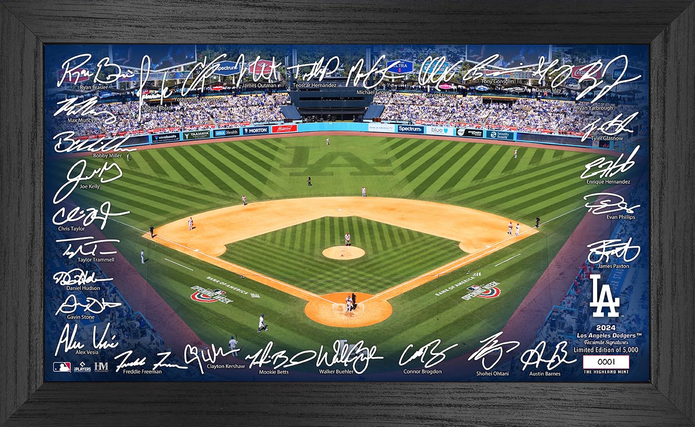Los Angeles Dodgers 2024 Signature Field