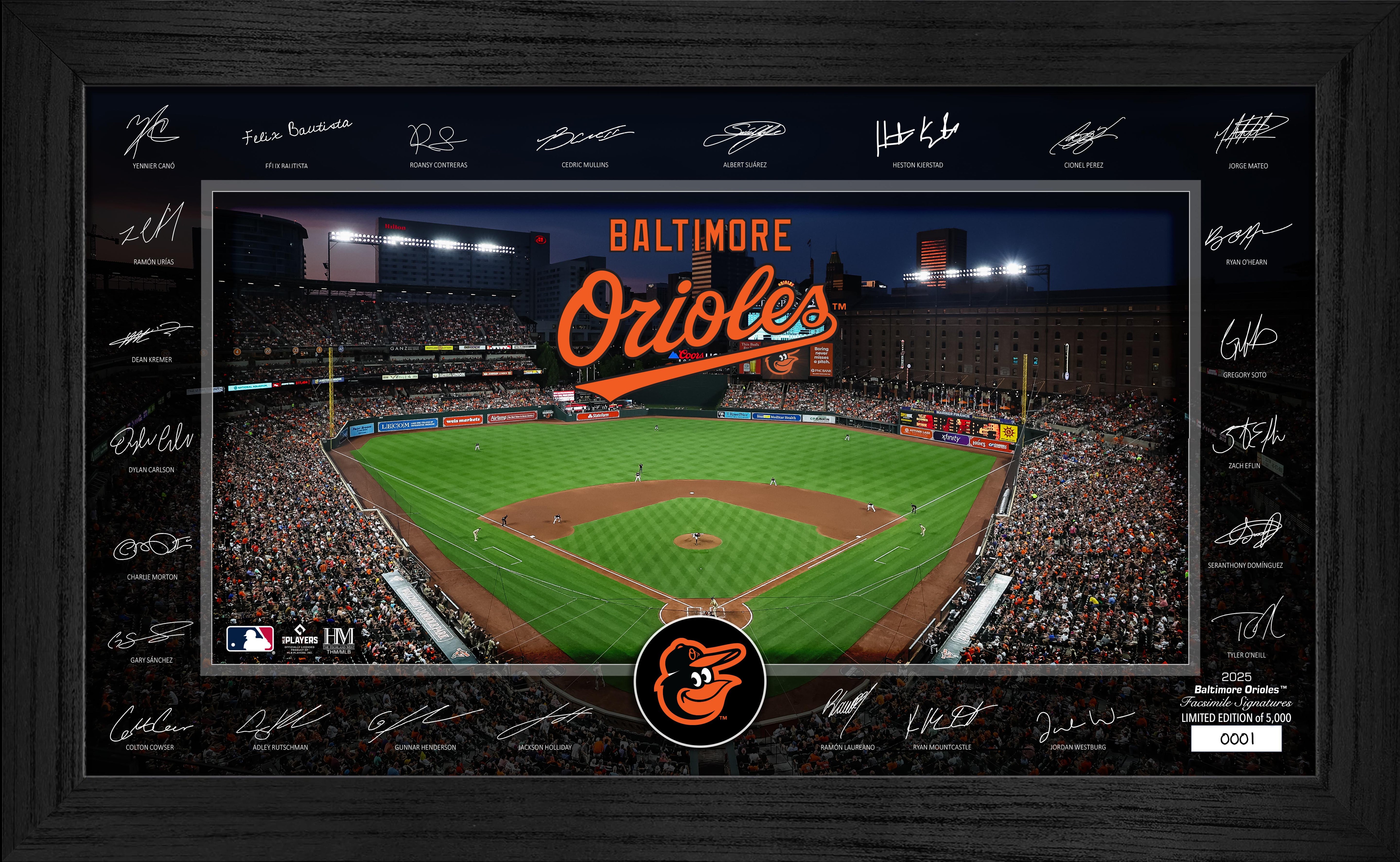 Baltimore Orioles 2025 Signature Field Frame
