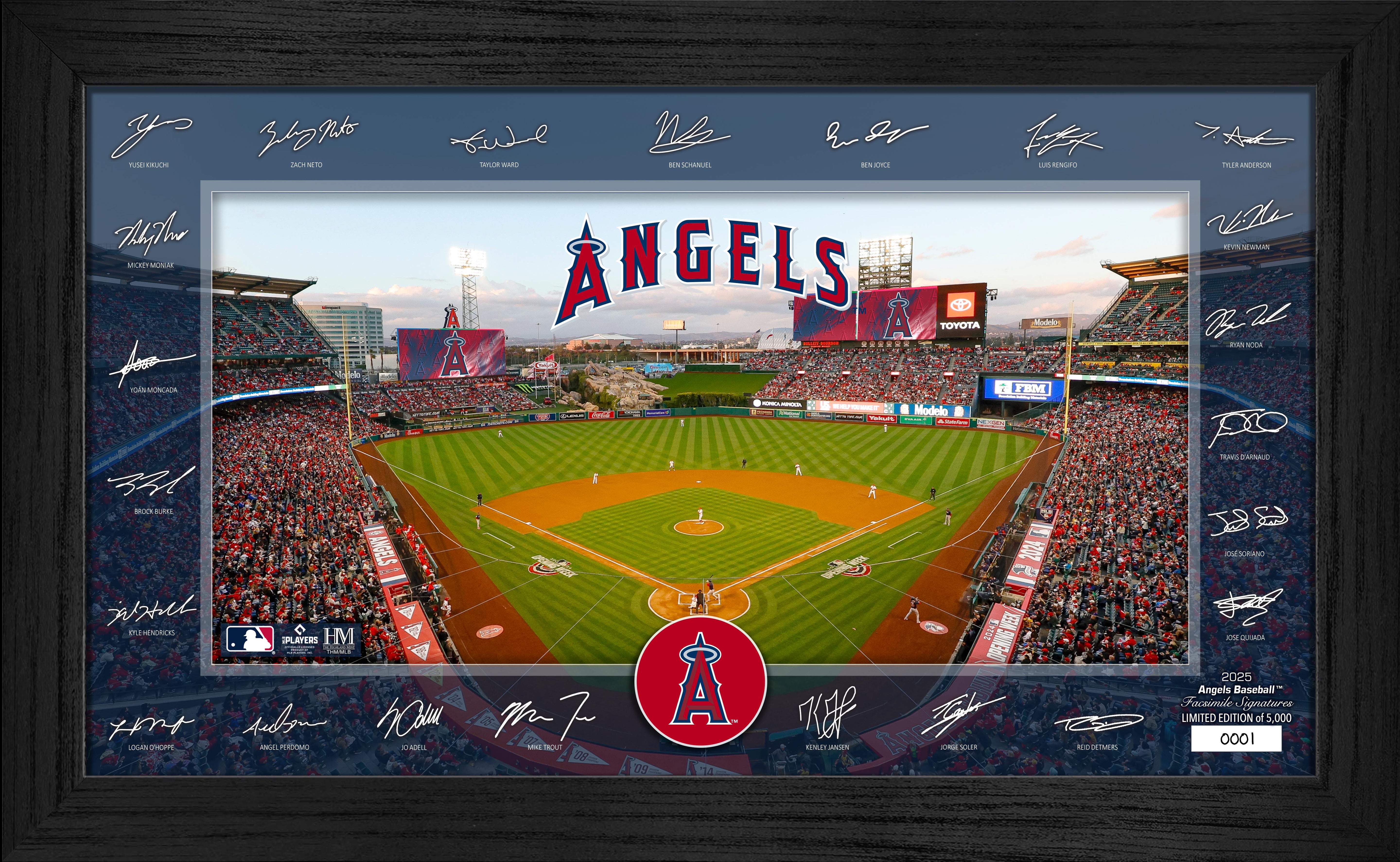 Los Angeles Angels 2025 Signature Field Frame