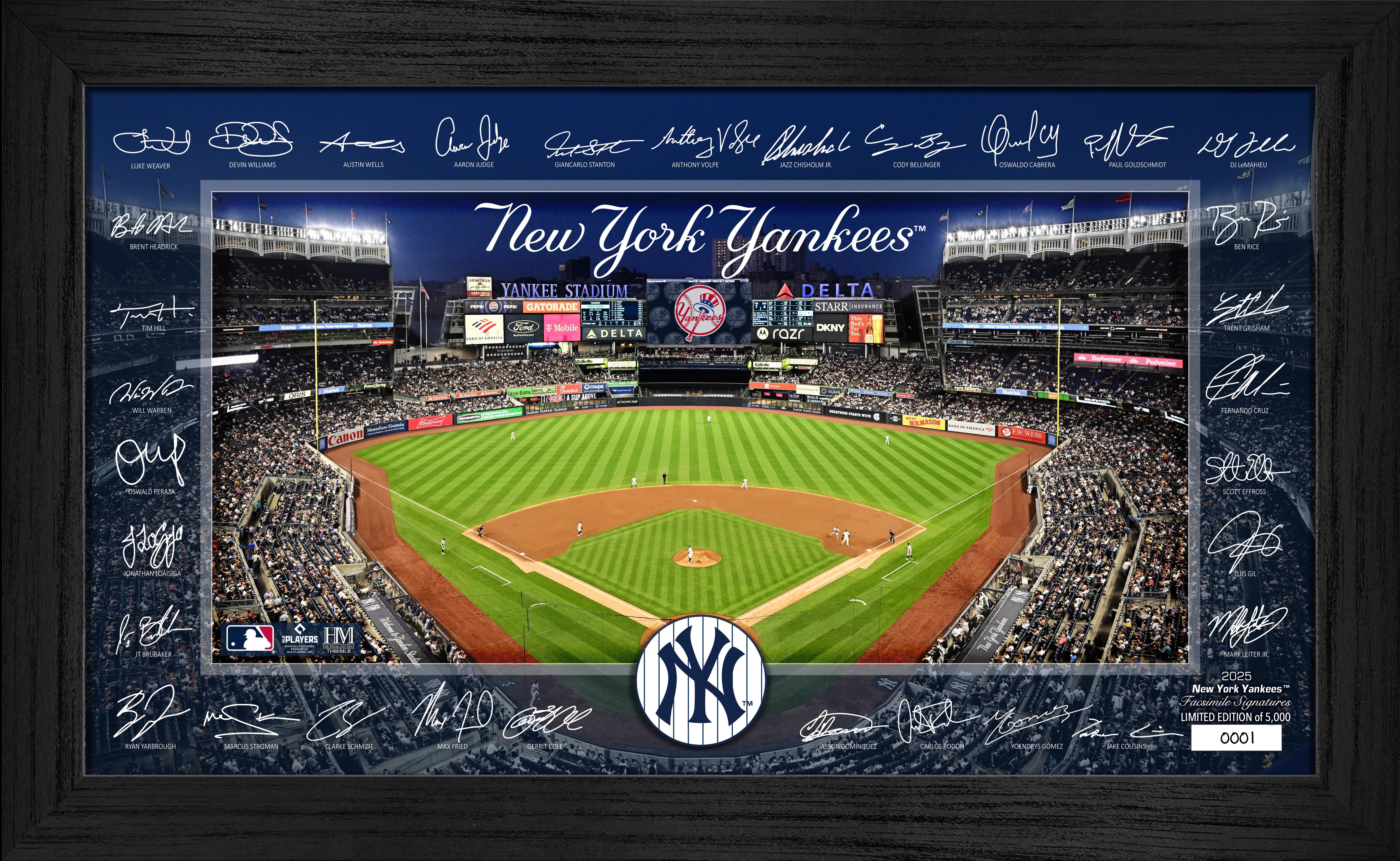 New York Yankees 2025 Signature Field Frame