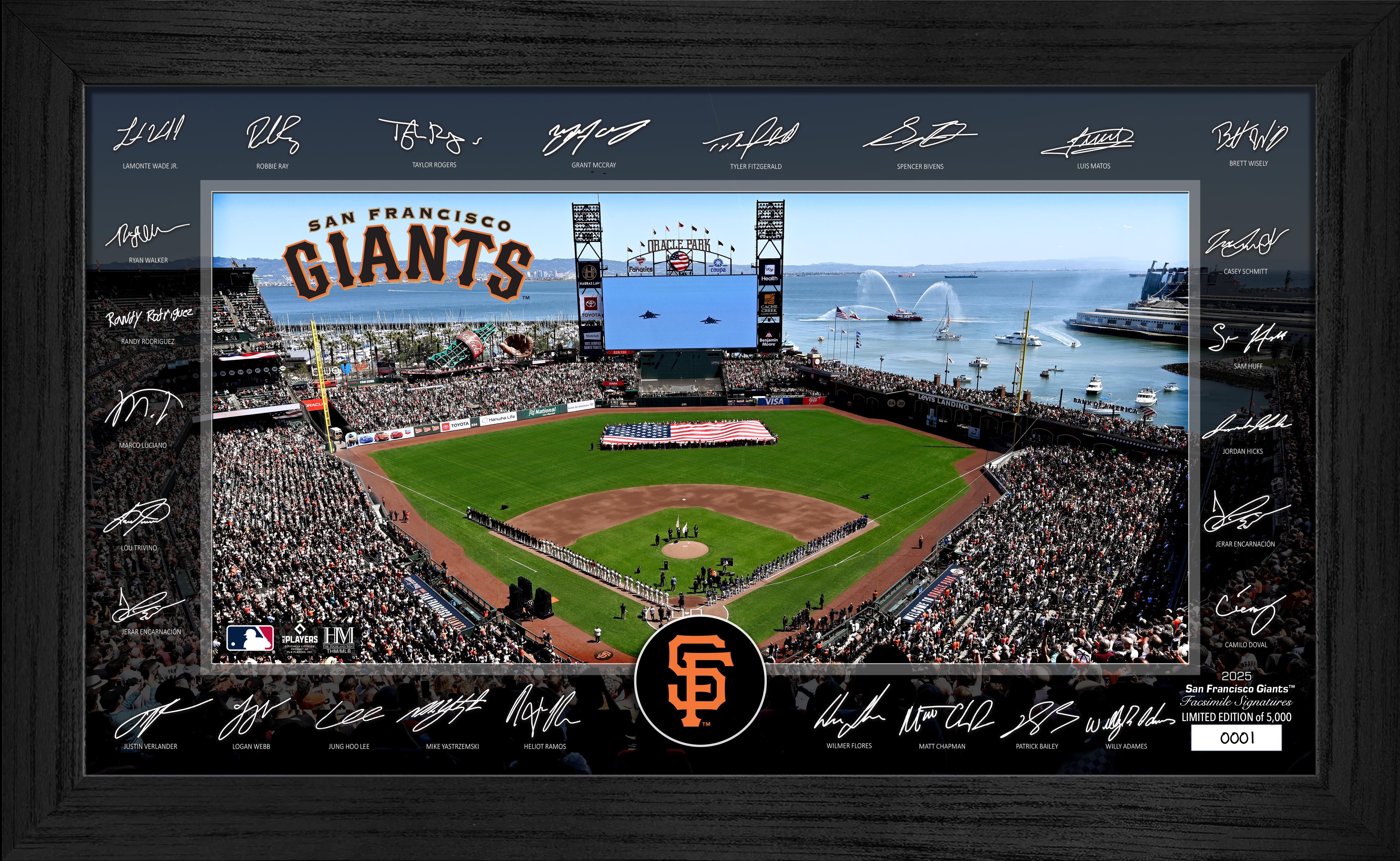 San Francisco Giants 2025 Signature Field Frame
