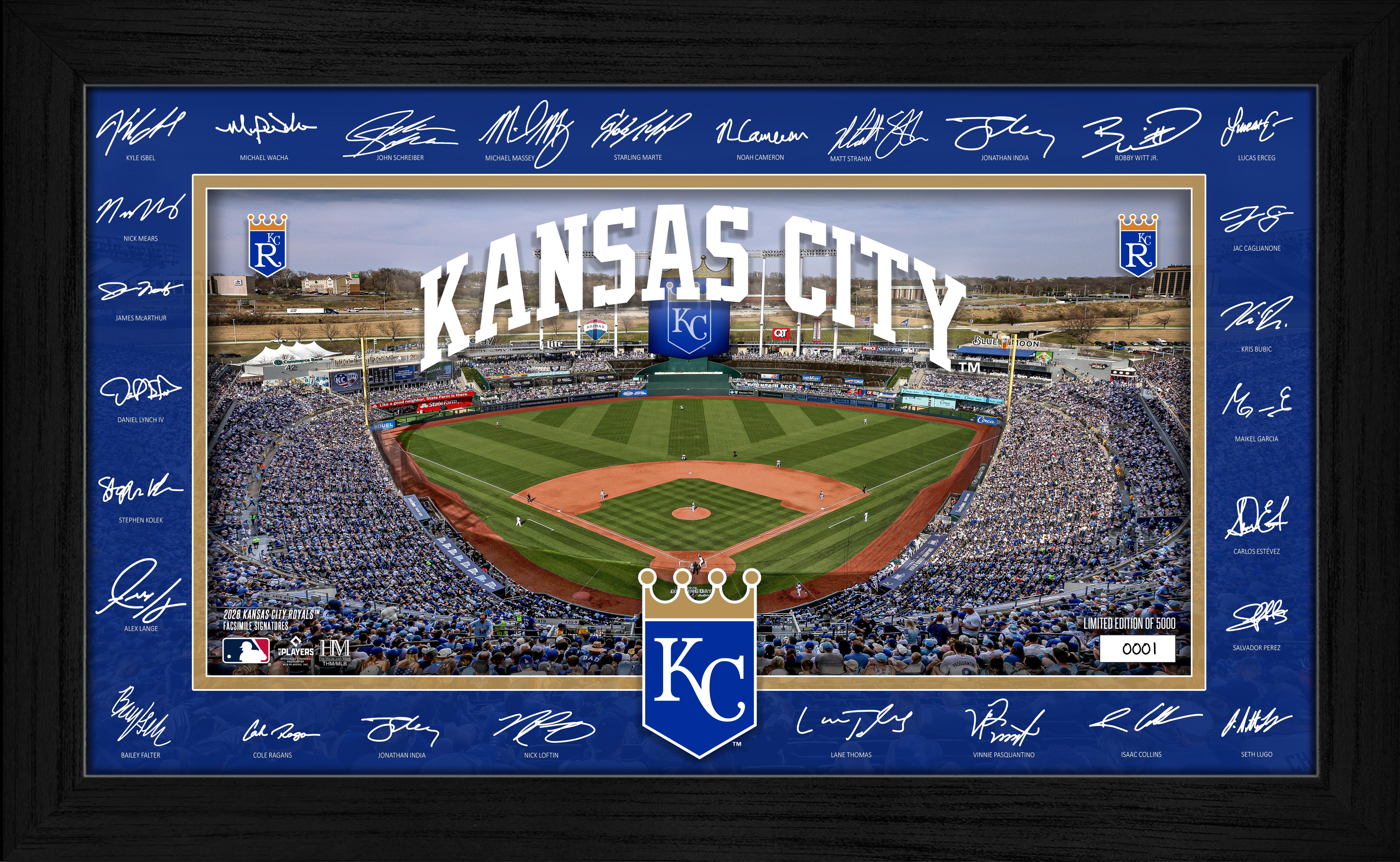 Kansas City Royals 2026 Signature Field Frame