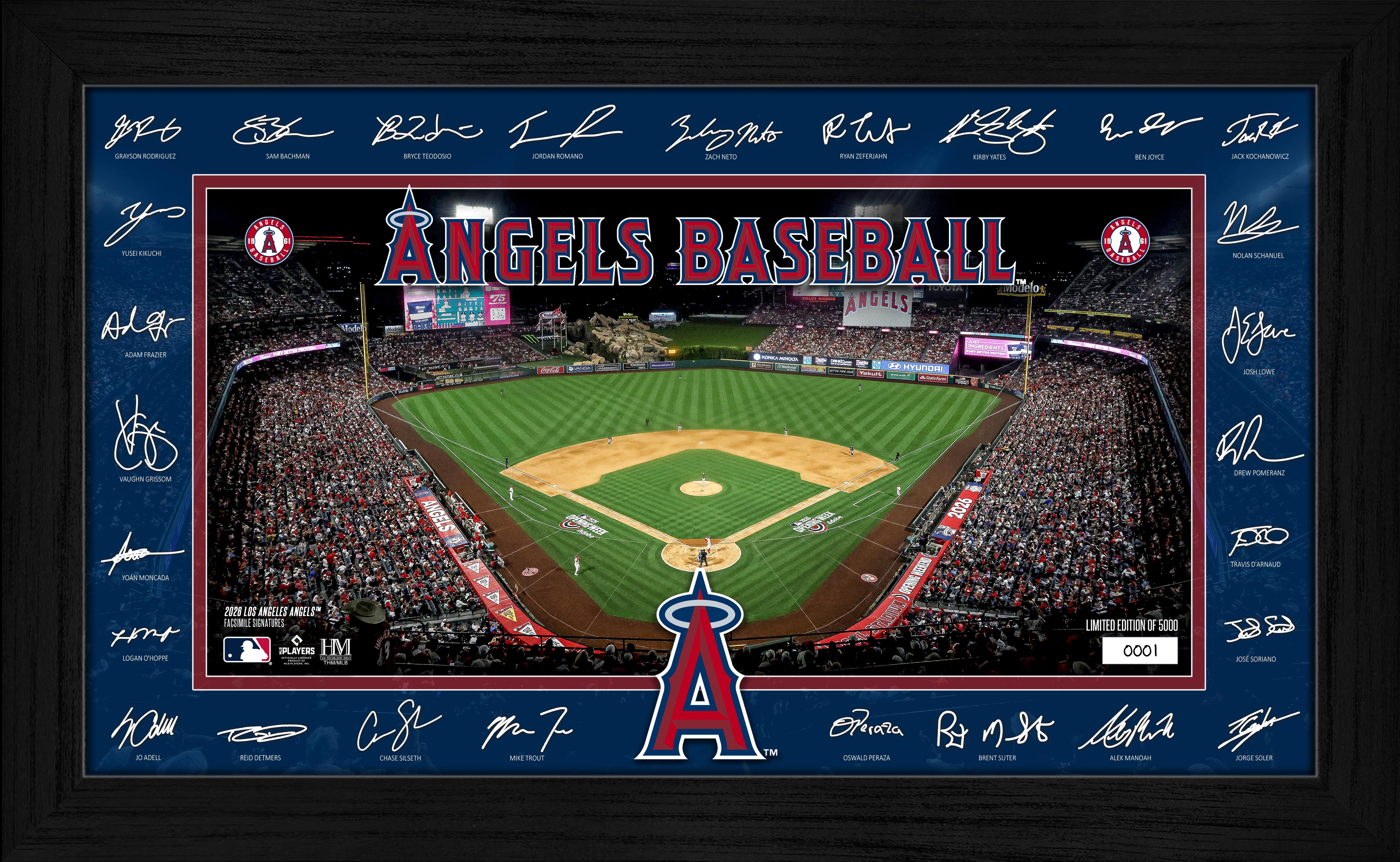 Los Angeles Angels 2026 Signature Field Frame