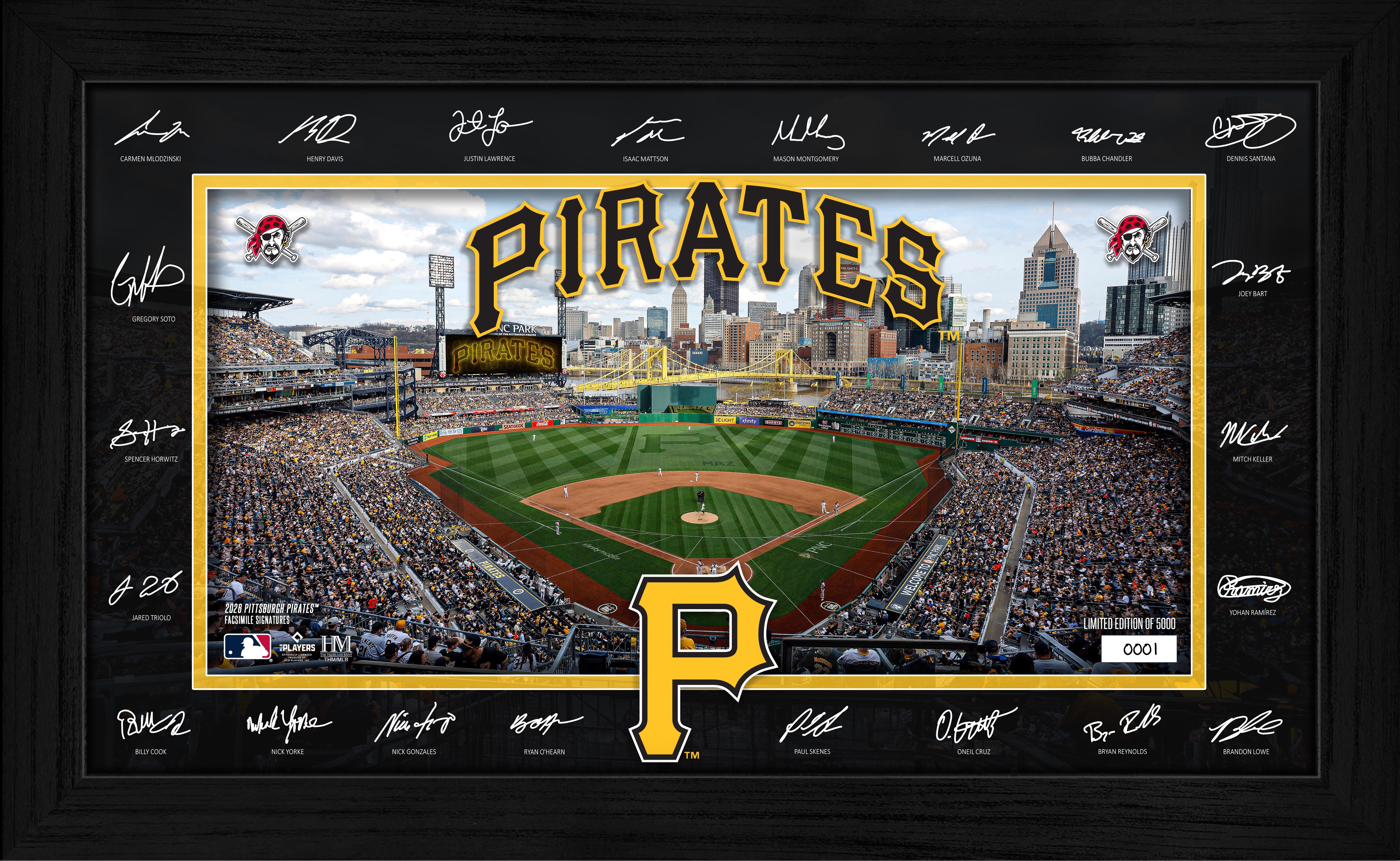 MLB バリーボンズ フォト プレート Pittsburgh Pirates 2026 Signature Field Frame – The Highland Mint