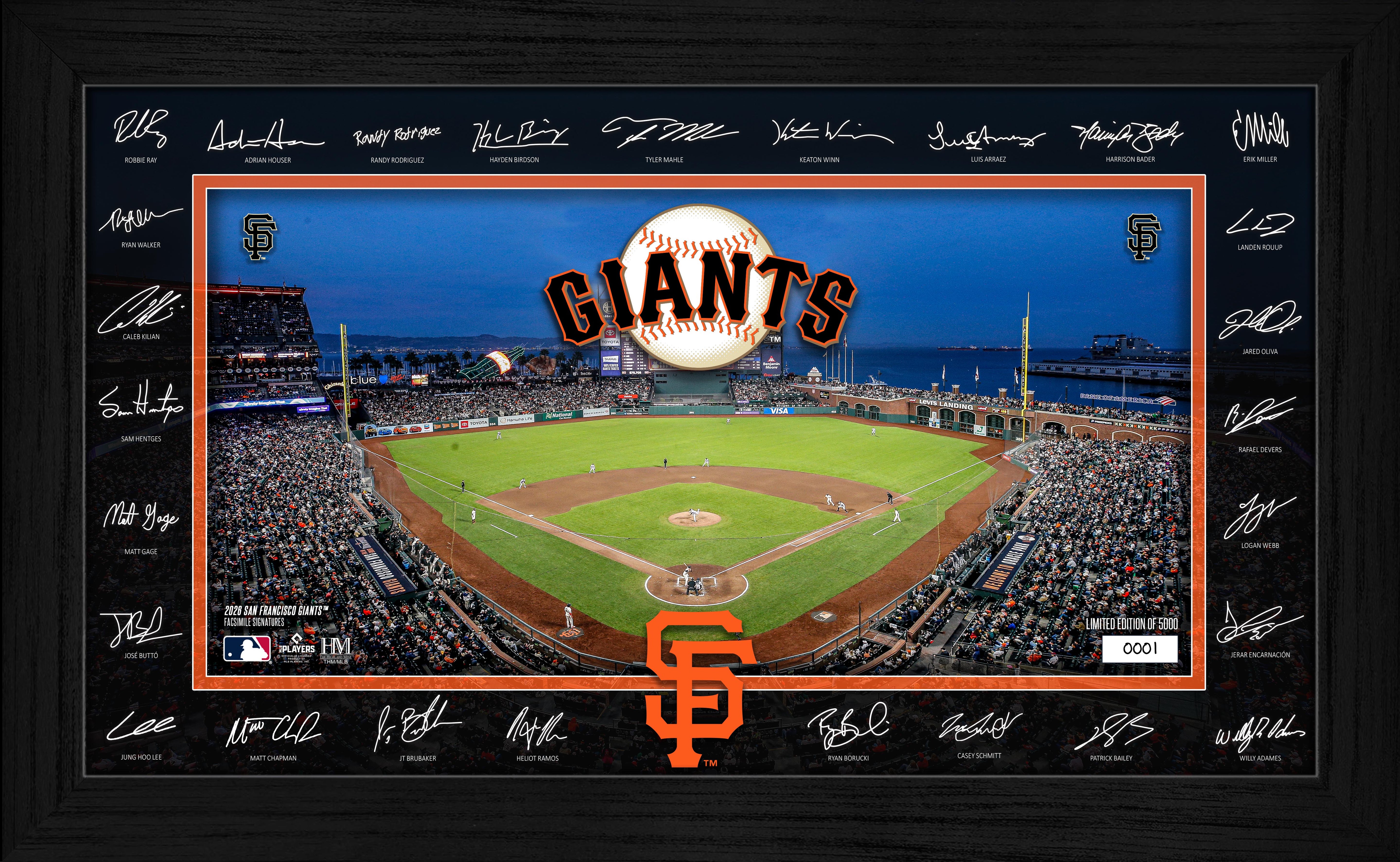 San Francisco Giants 2026 Signature Field Frame