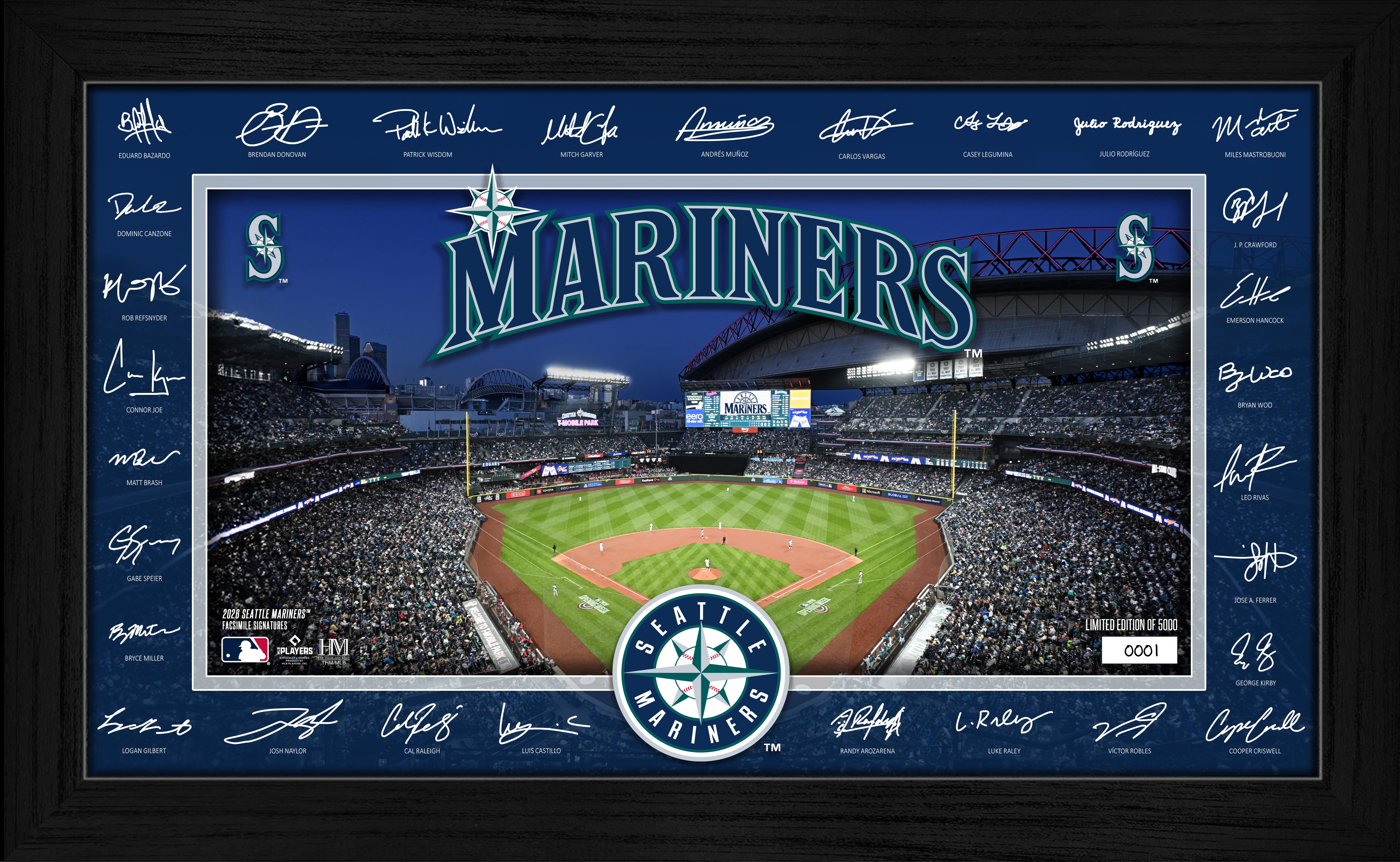 Seattle Mariners 2026 Signature Field Frame – The Highland Mint