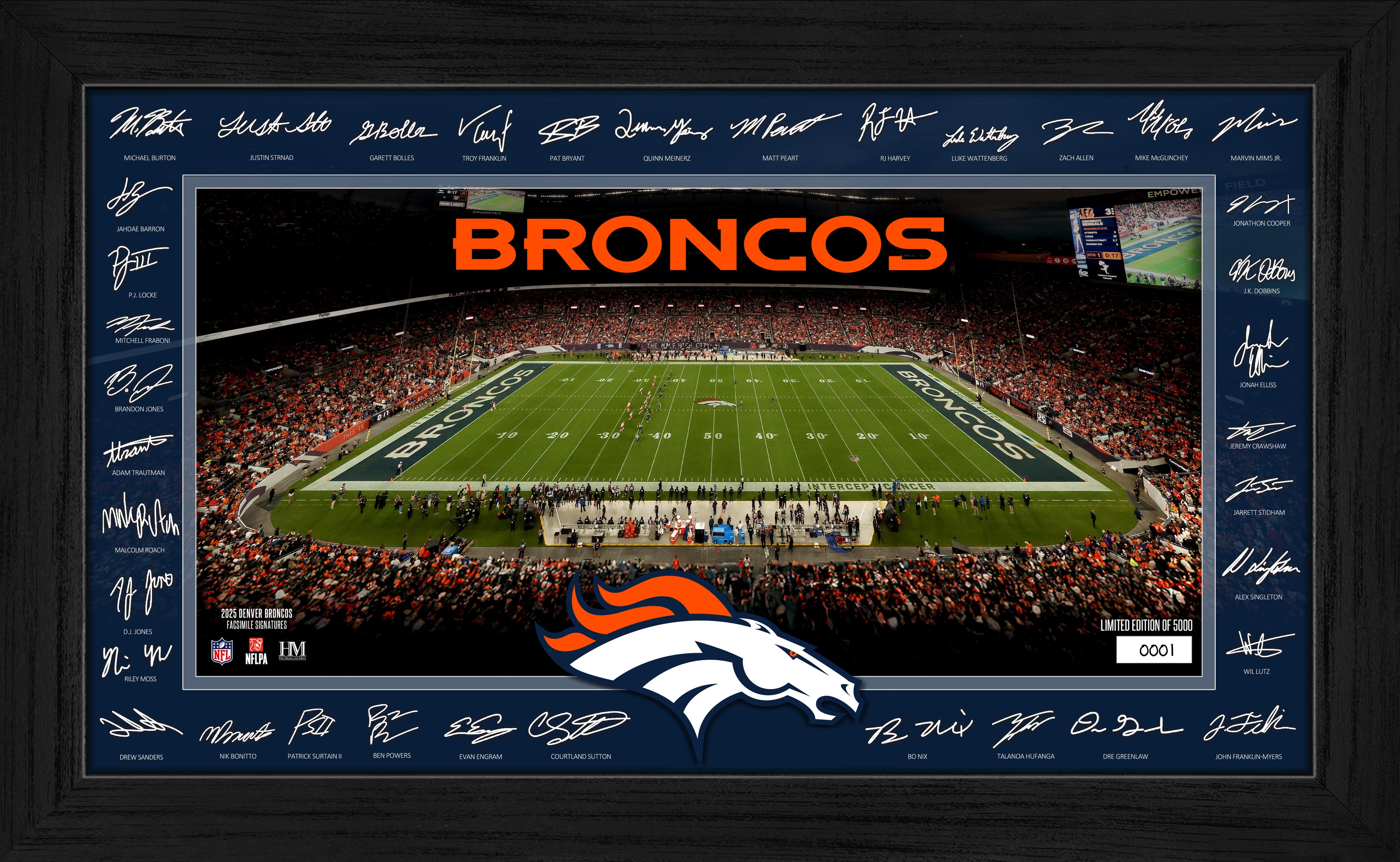 Denver Broncos 2025 NFL Signature Gridiron