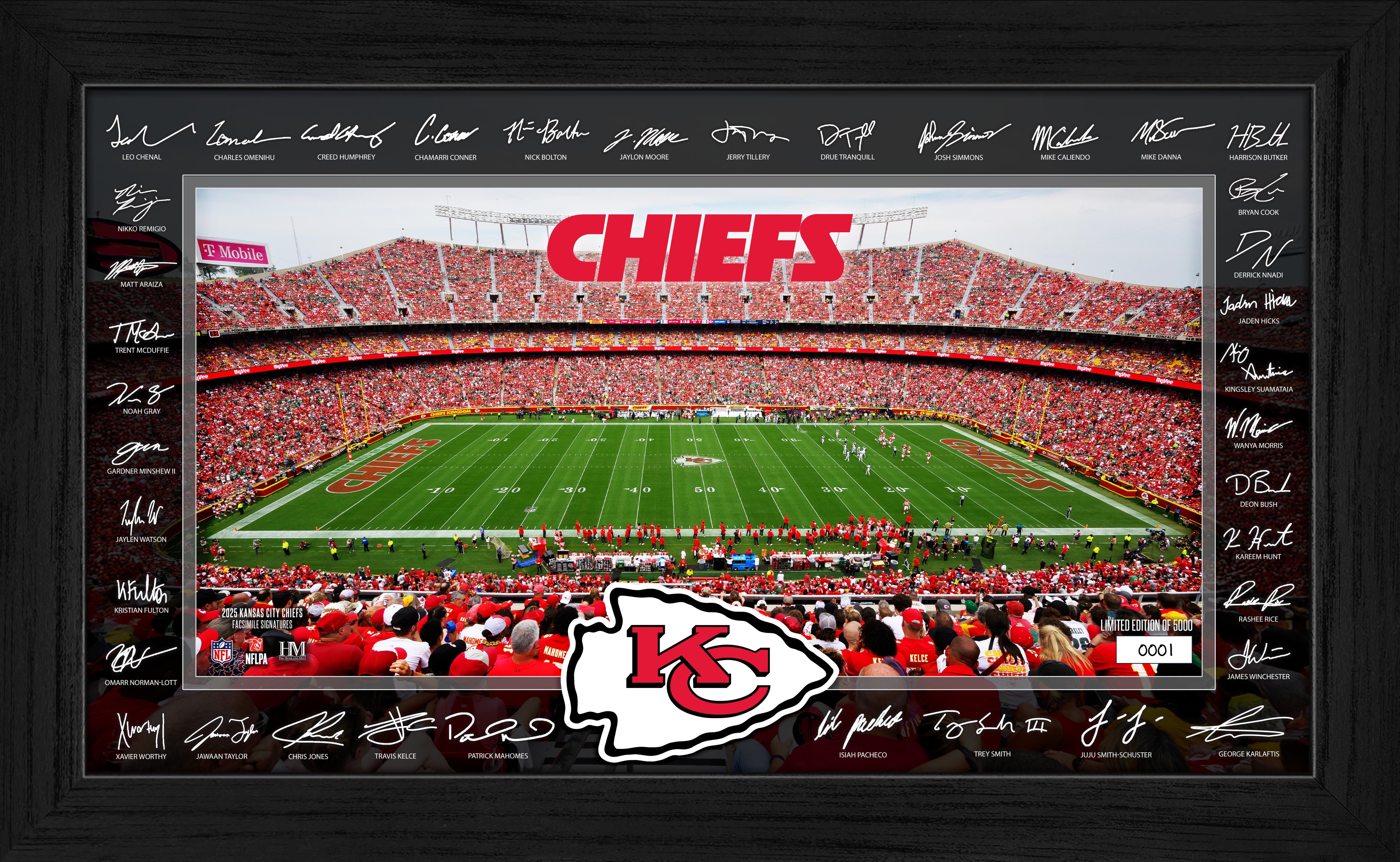 Kansas City Chiefs 2025 NFL Signature Gridiron