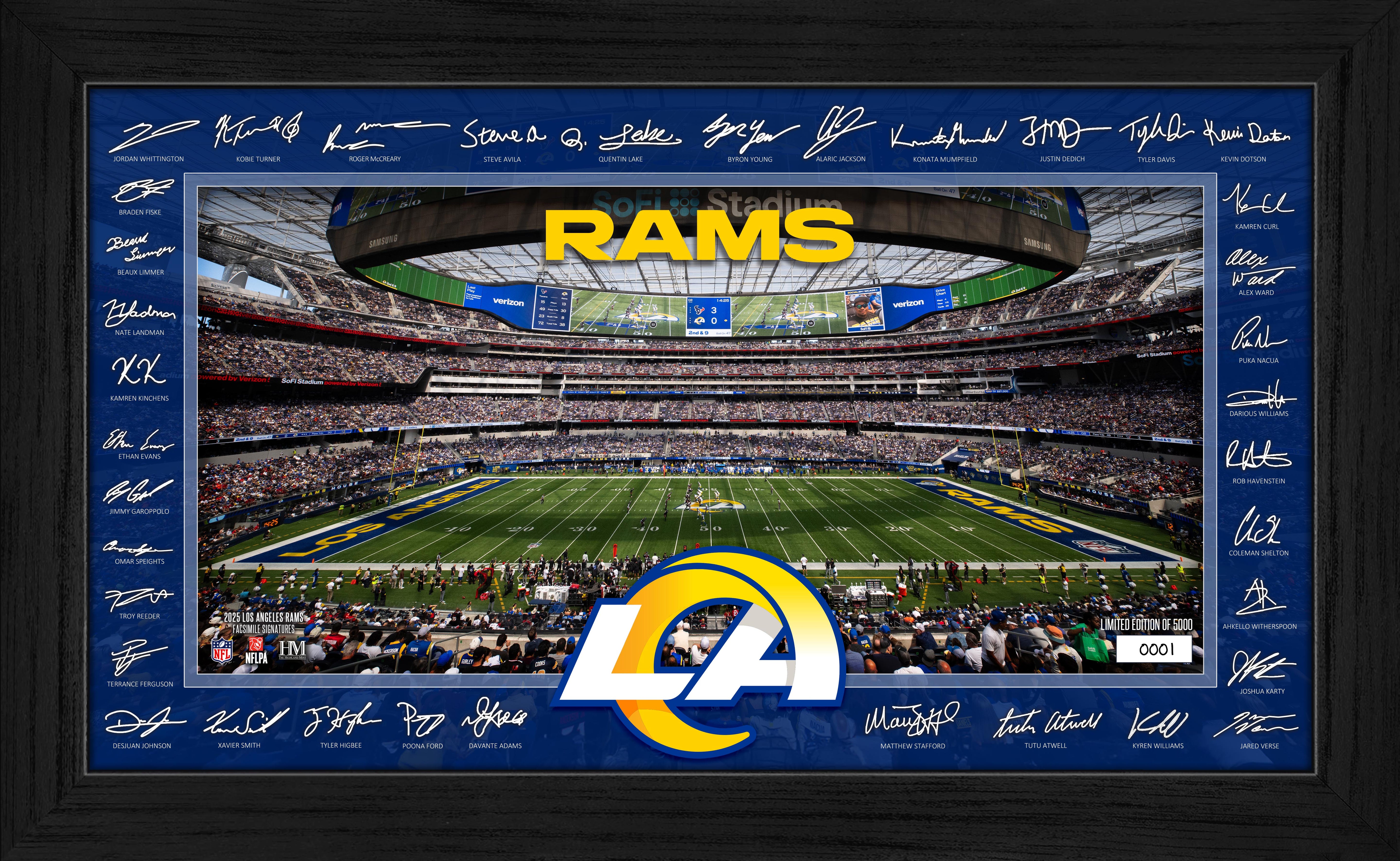 Los Angeles Rams 2025 NFL Signature Gridiron