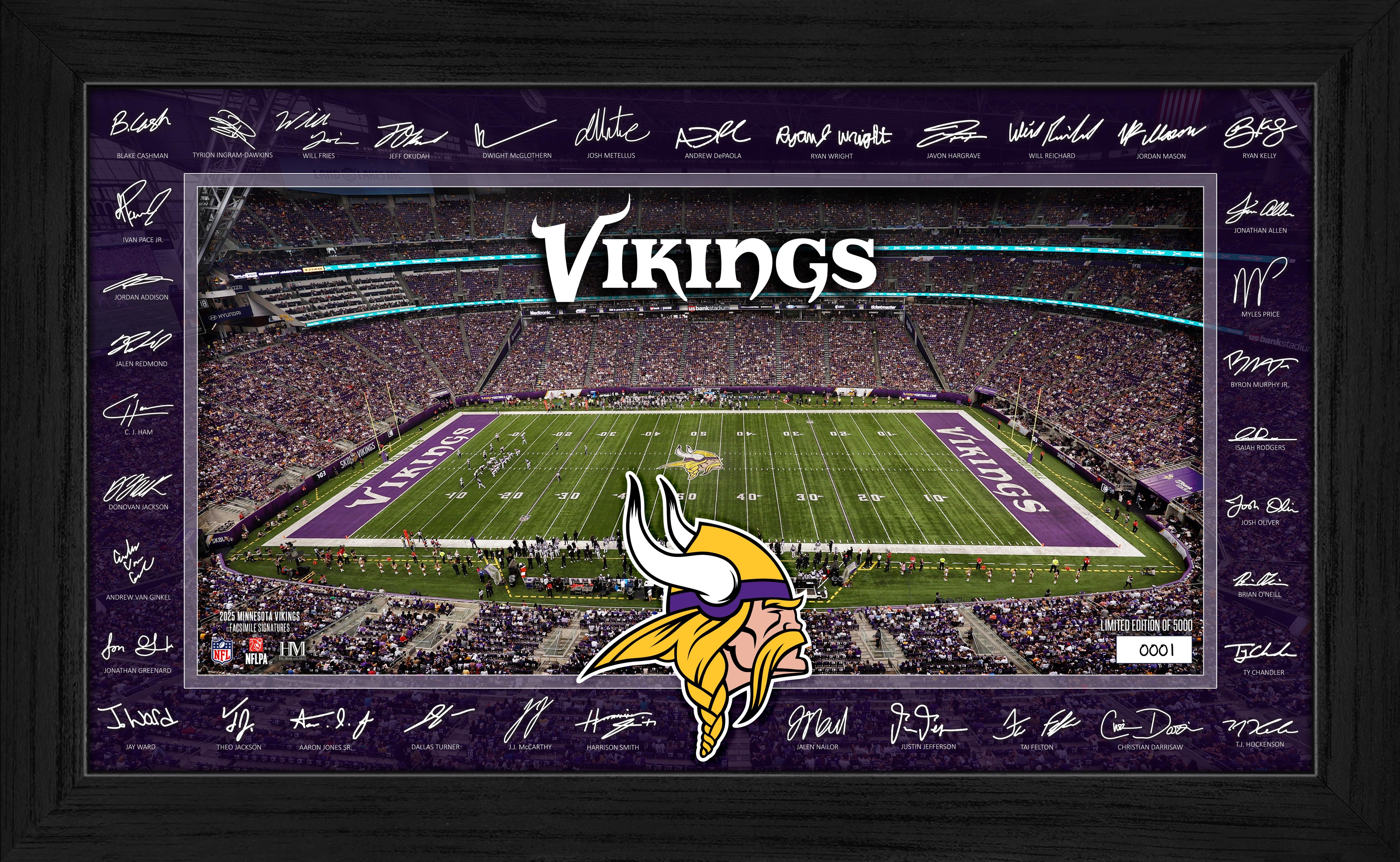 Minnesota Vikings 2025 NFL Signature Gridiron