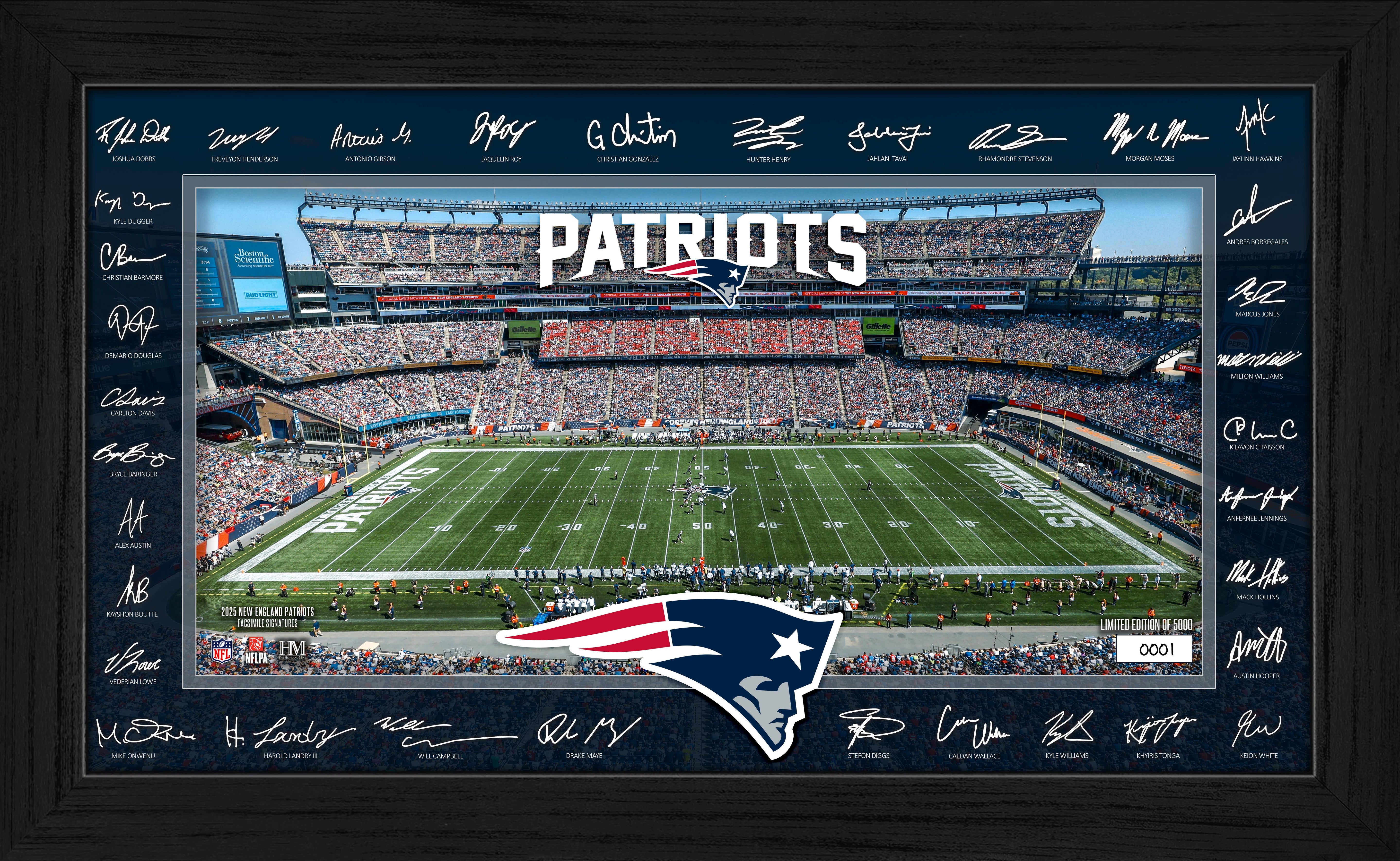 New England Patriots 2025 NFL Signature Gridiron