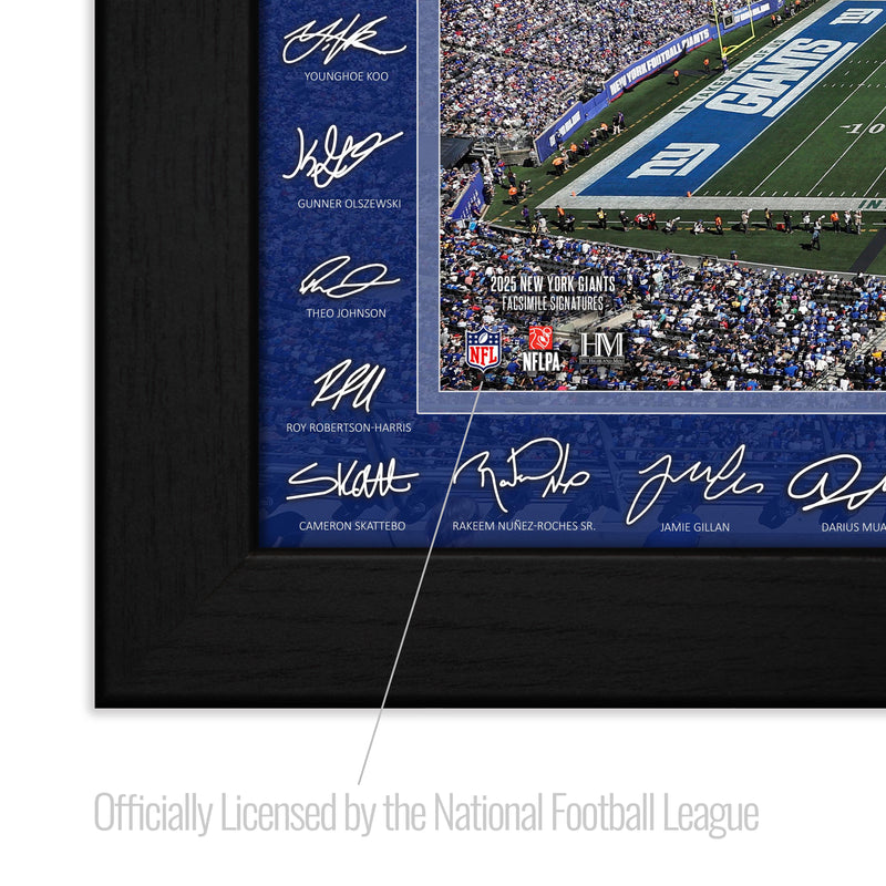 New York Giants 2025 NFL Signature Gridiron