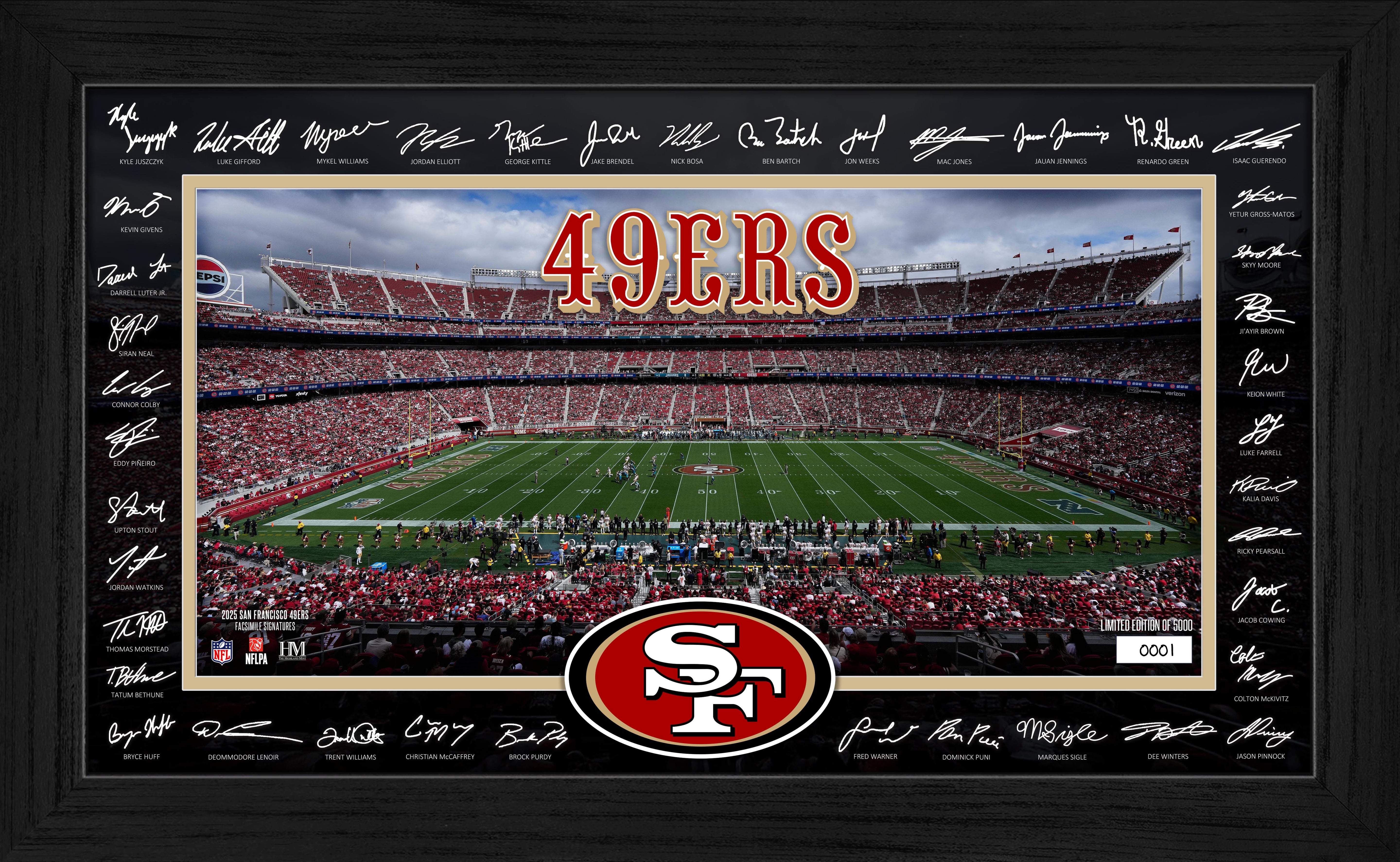 San Francisco 49ers 2025 NFL Signature Gridiron