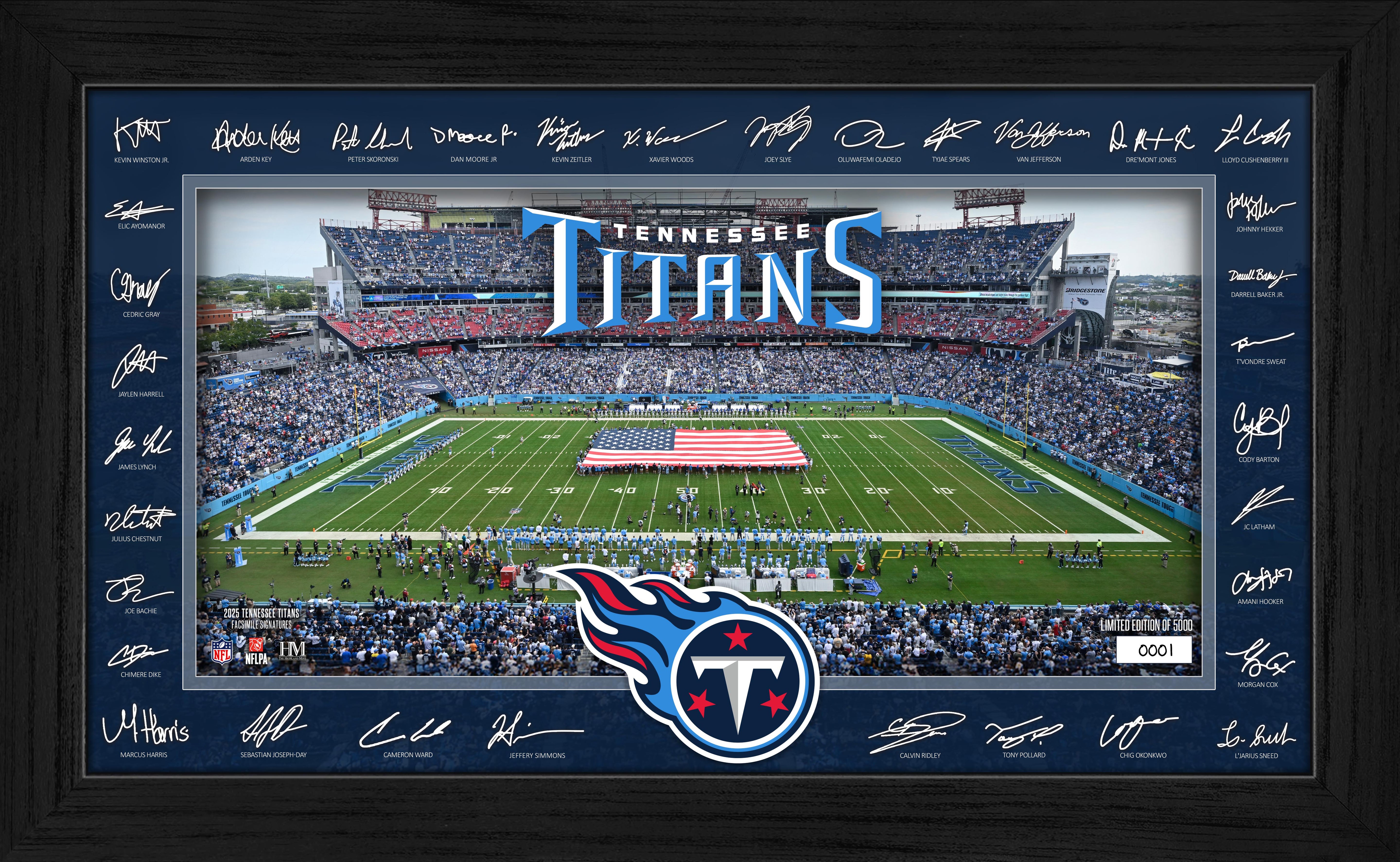 Tennessee Titans 2025 NFL Signature Gridiron