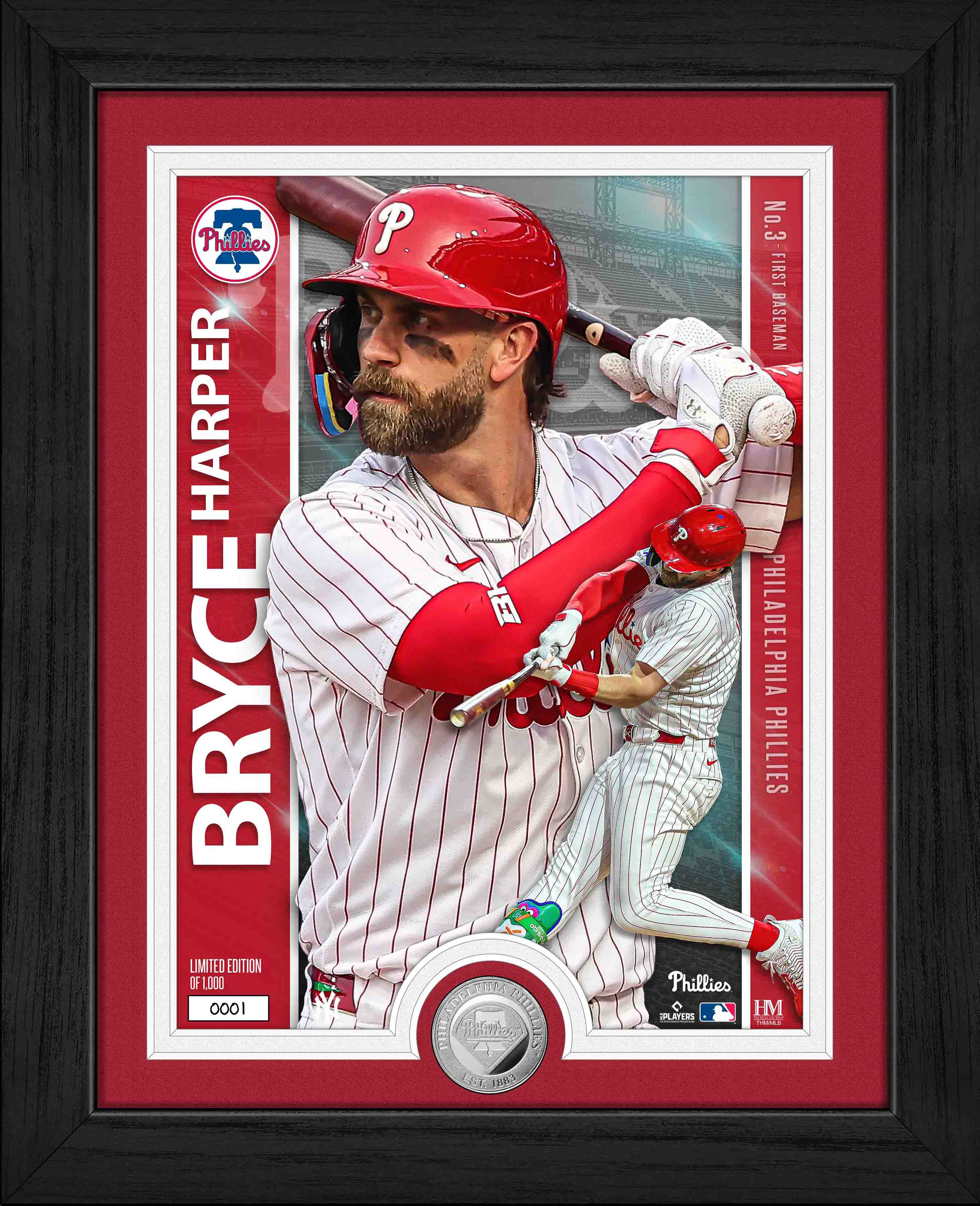 Bryce Harper Artist Proof Silver Coin Photo Mint