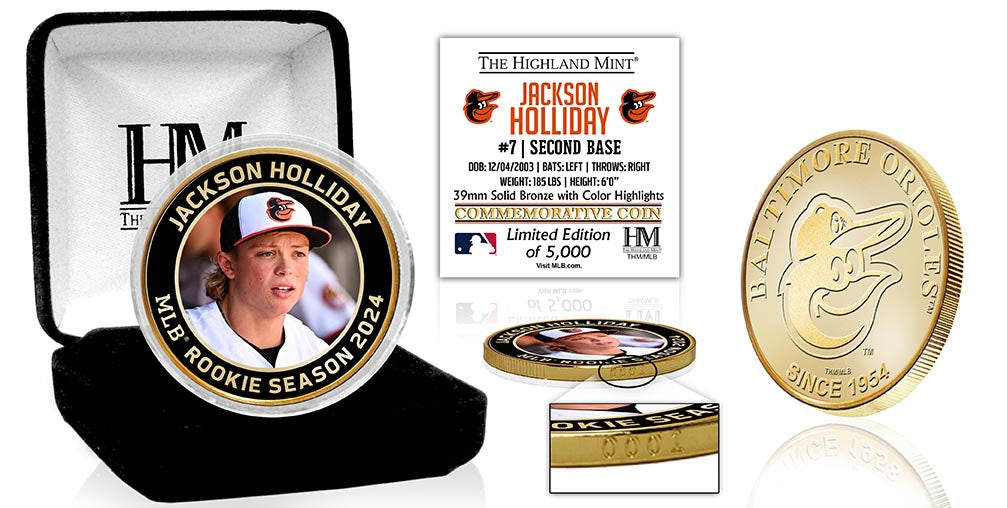 Jackson Holliday Rookie Bronze Coin