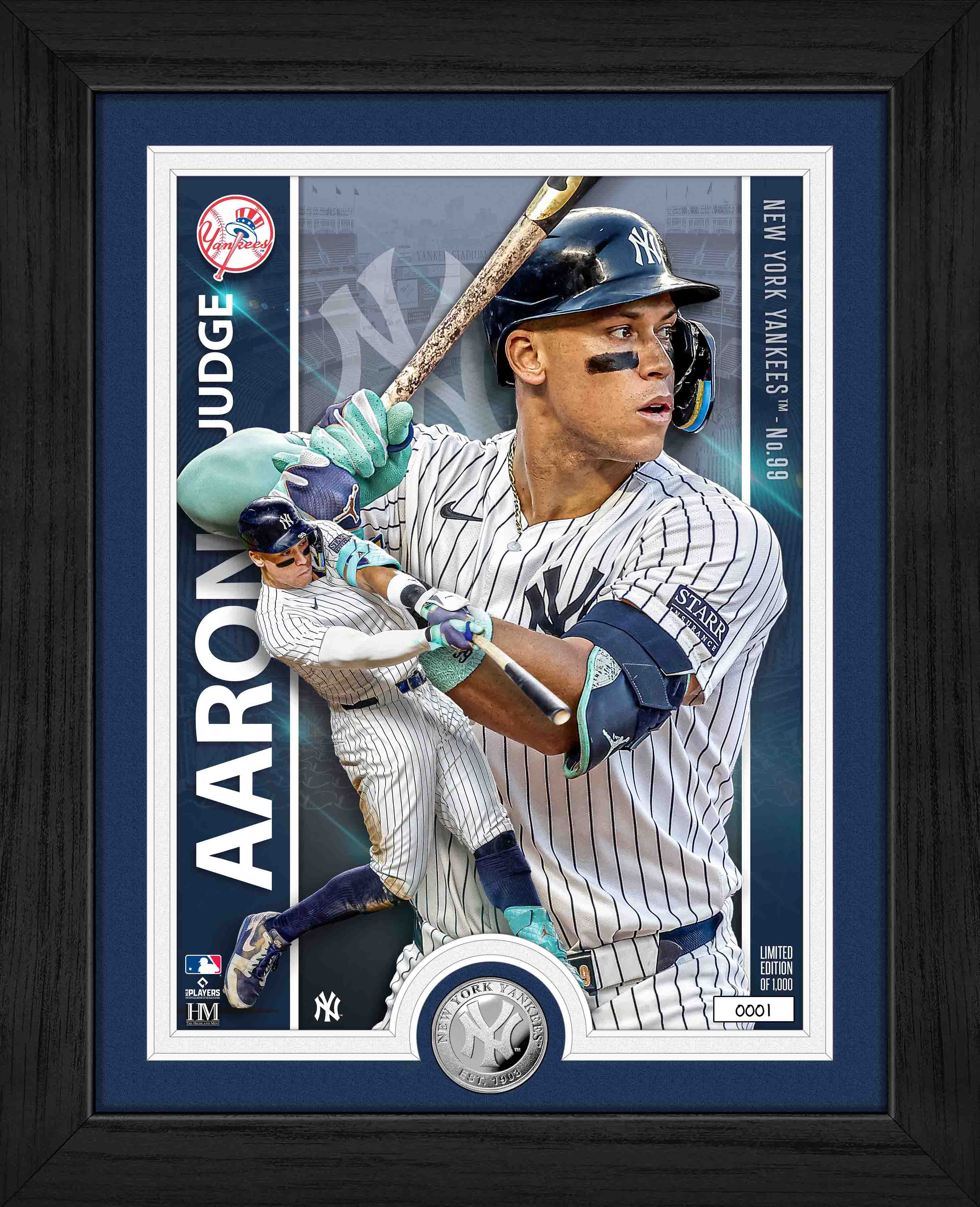 Aaron Judge Artist Proof Silver Coin Photo Mint