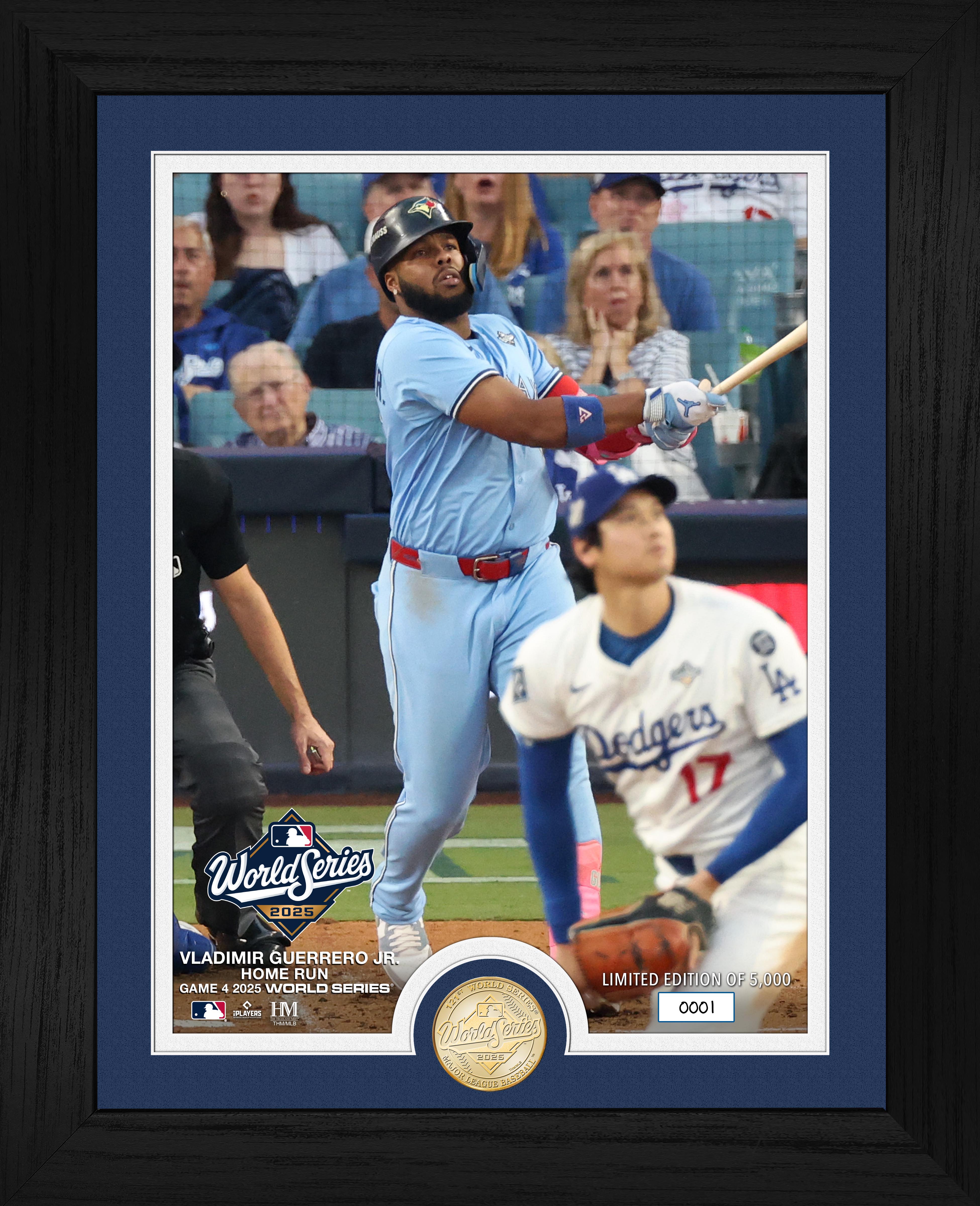 Vladimir Guerrero Jr. Home Run Game 4 2025 World Series Bronze Coin Photo Mint
