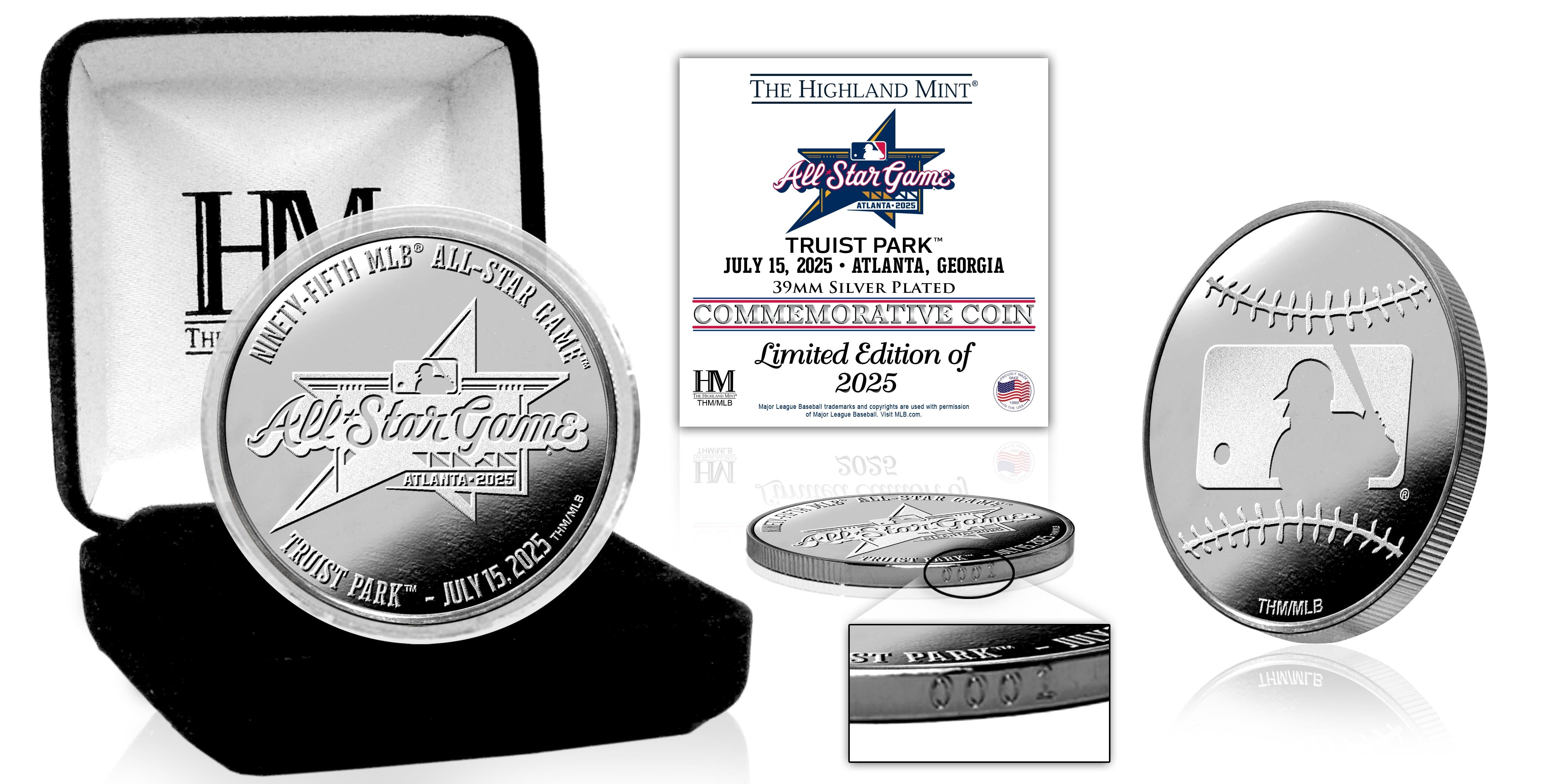 2025 MLB Atlanta All Star Game Silver Coin