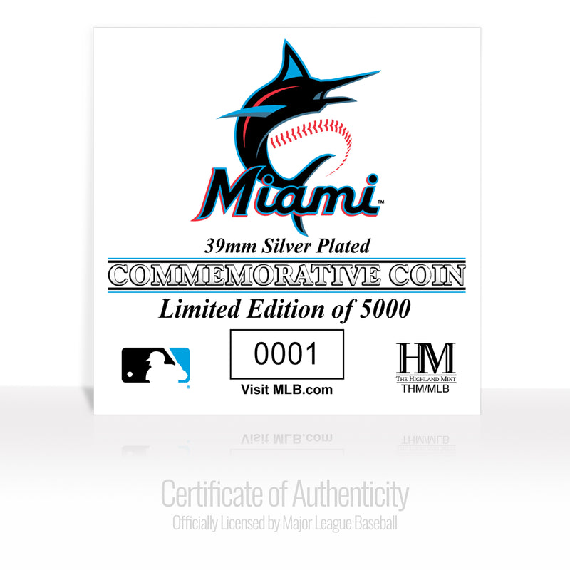 Miami Marlins Silver Coin