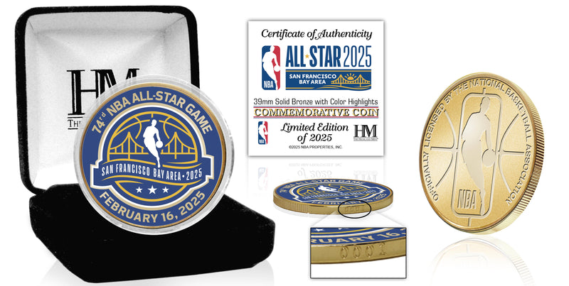 NBA All-Star Game 2025 Commemorative Bronze Color Coin - Coins