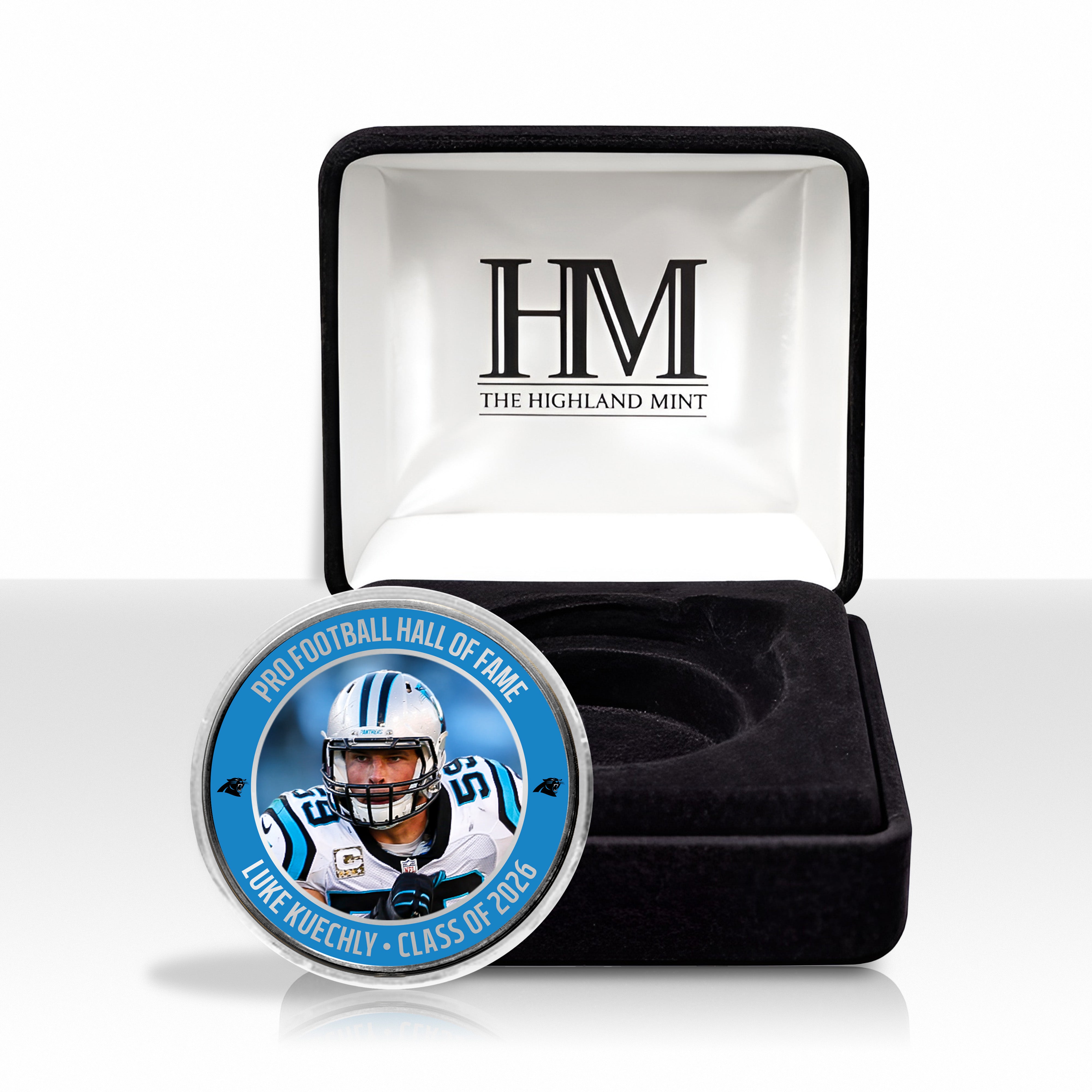 Luke Kuechly 2026 NFL Hall of Fame Induction Silver Plated Coin