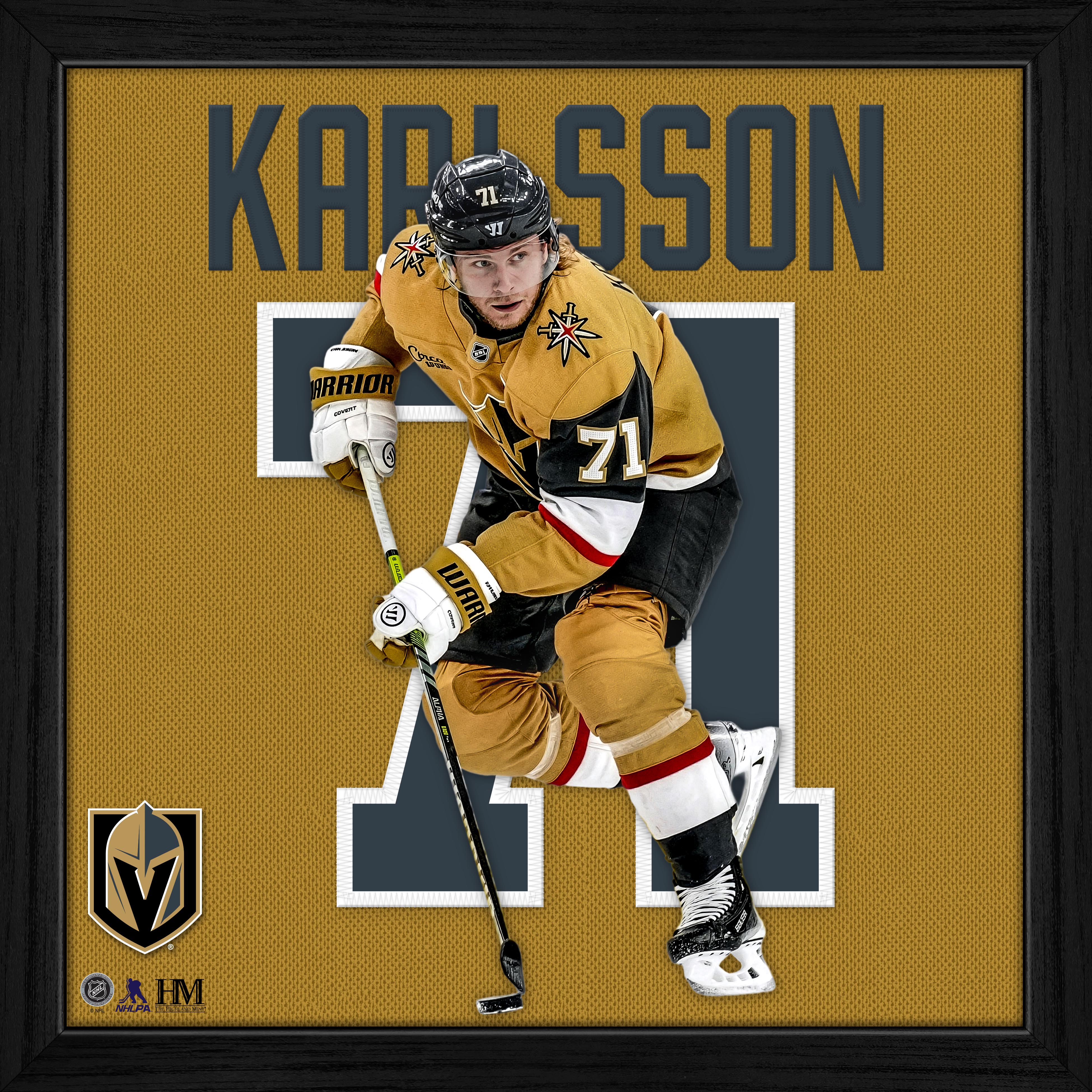 William Karlsson Vegas Golden Knights Impact Jersey Frame