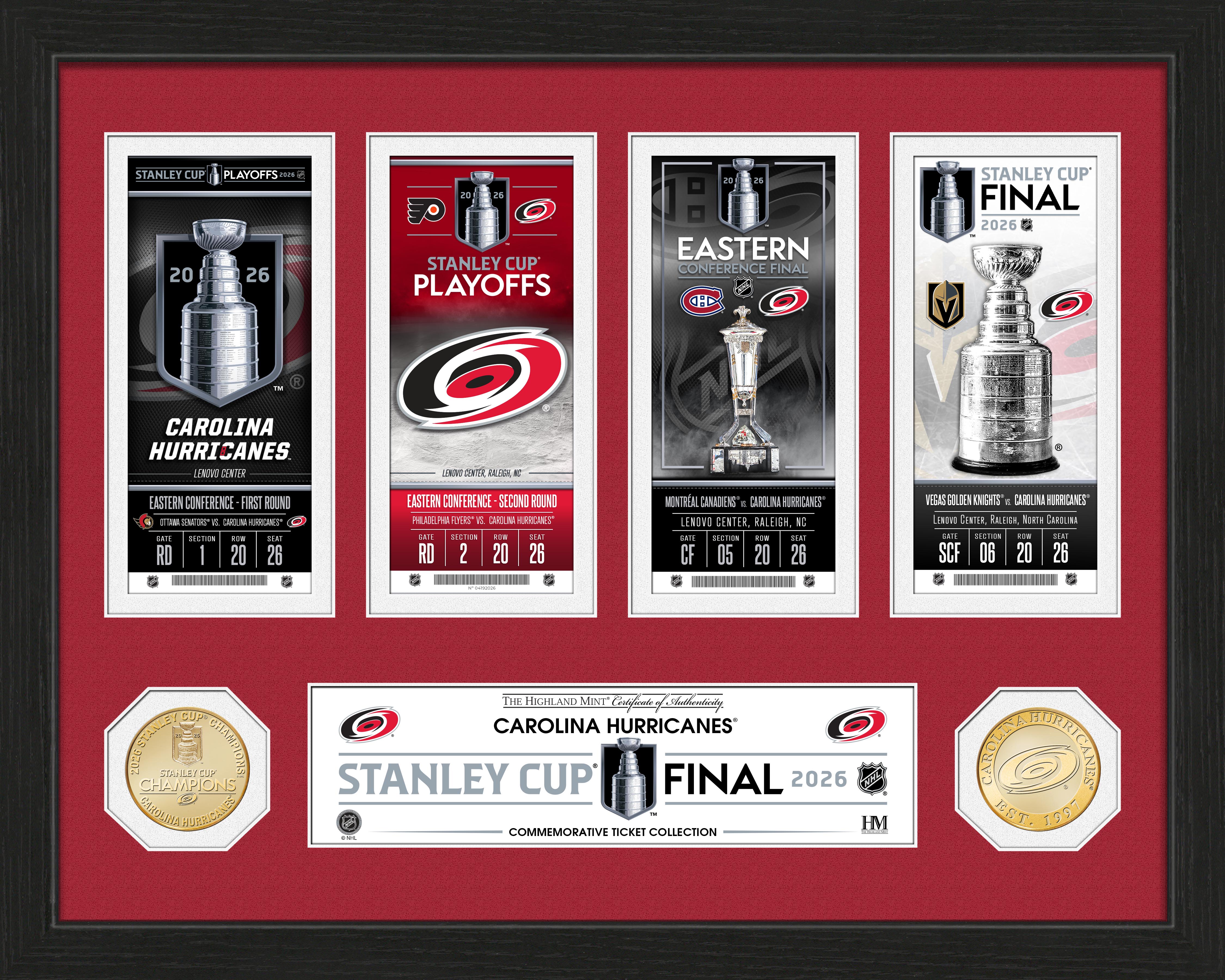 Carolina Hurricanes 2026 Road to the Stanley Cup Bronze Coin